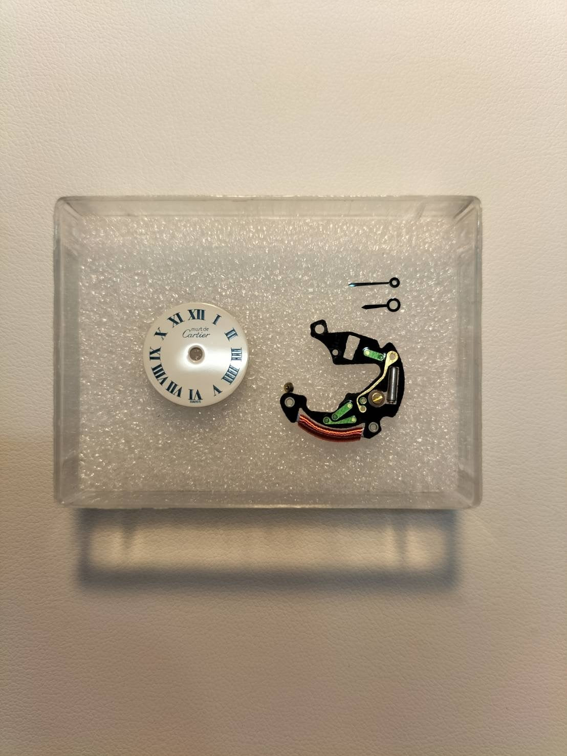 Cartier Must Colisee W1001644 / 690002 Quartz Cal.90 SV925 Leather Genuine D Buckle (SS) White Roman Dial Overhauled