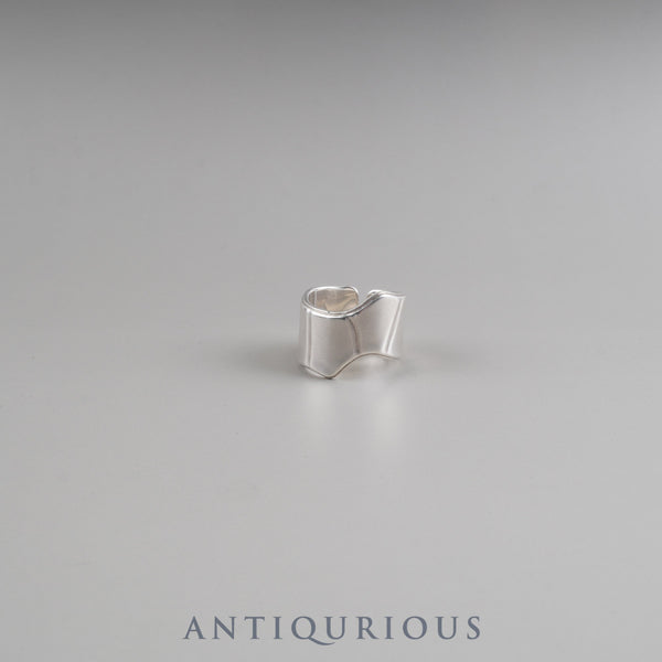 エルメス リング メモワール クロコダイル スターリングシルバー #55