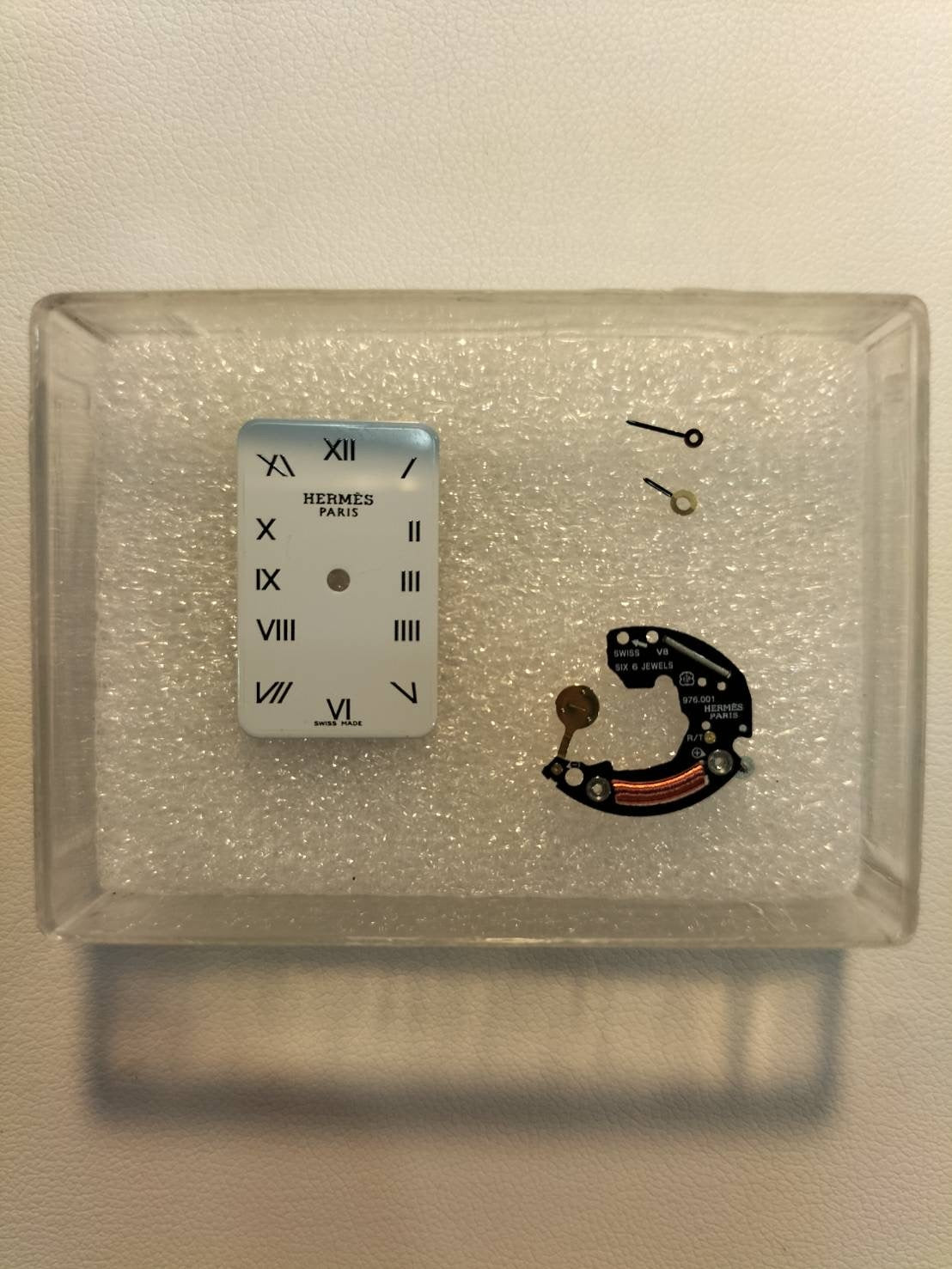 Hermès Cloajour CR1.220 Quartz Cal.976.001 SS/GP SS/GP White Dial Overhauled