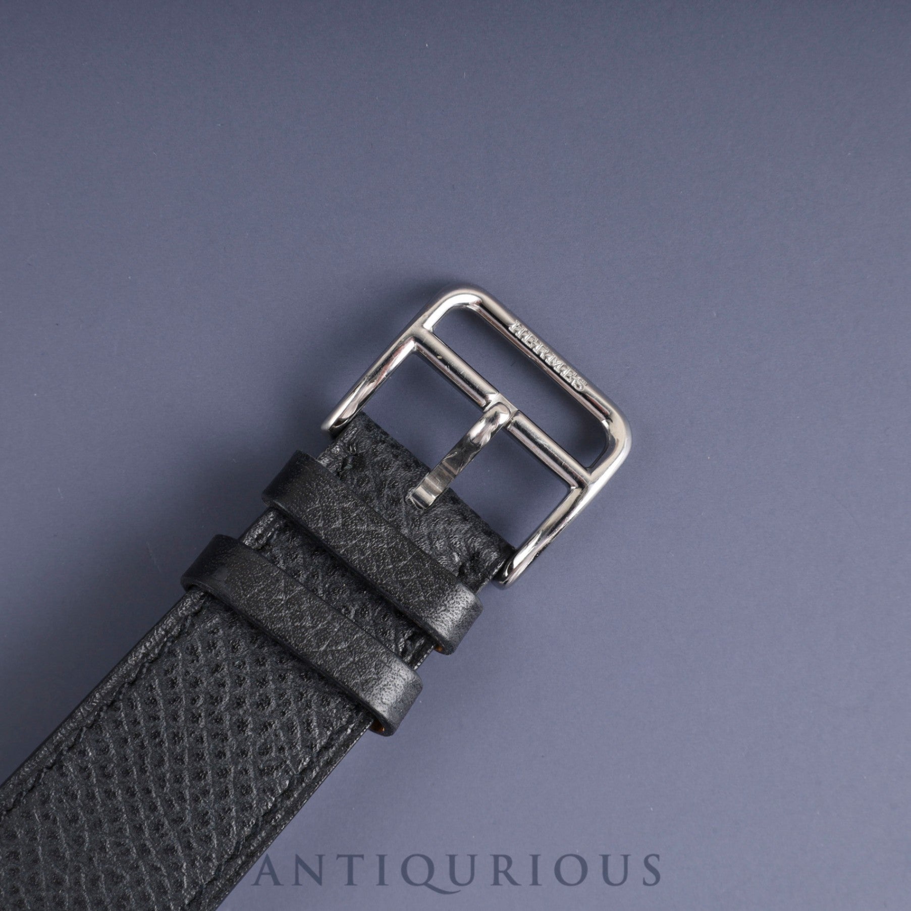 エルメス ラリー RA1.810 クォーツ Cal.980.163 SS 純正革ベルト(□J刻印:2006年) 純正尾錠(SS) グレー文字盤 冊子 オーバーホール済み