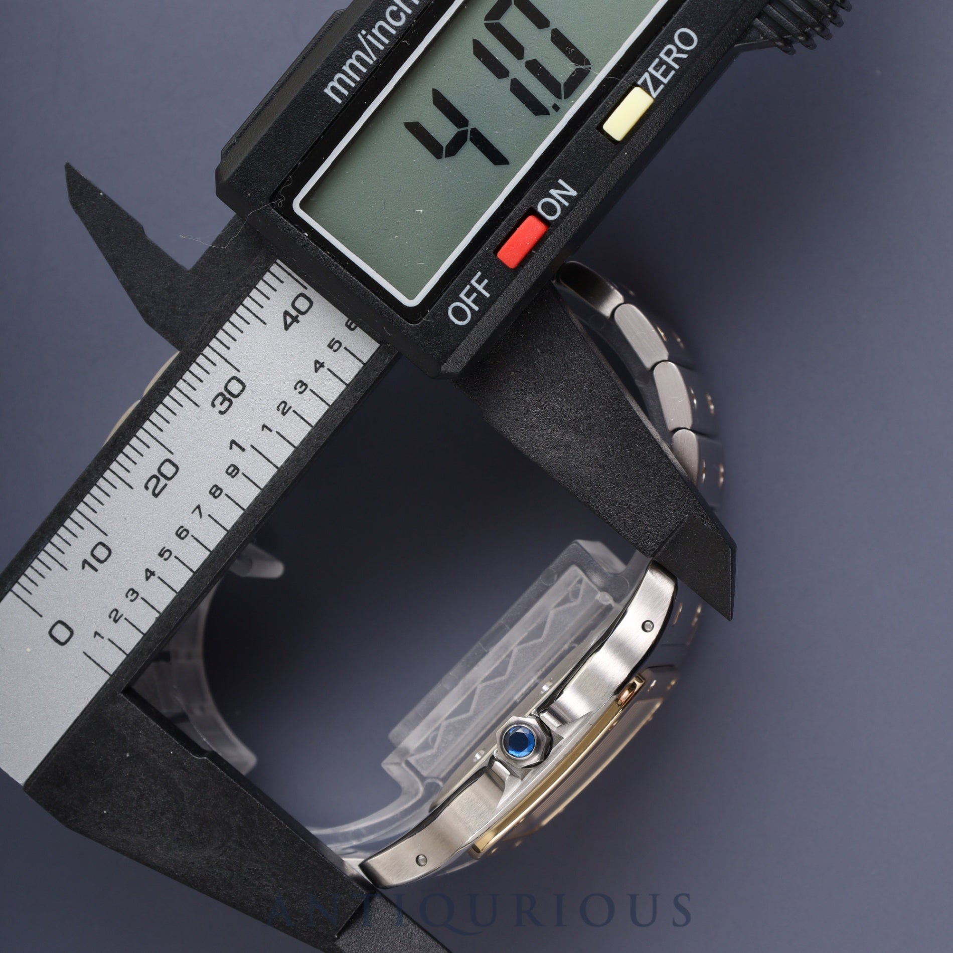 カルティエ サントス ガルベ LM W20058C4 / 2319 自動巻き SS/YG SS/YG シルバーギョーシェ文字盤 カルティエブティックにてコンプリートサービス(フルメンテナンス)済み