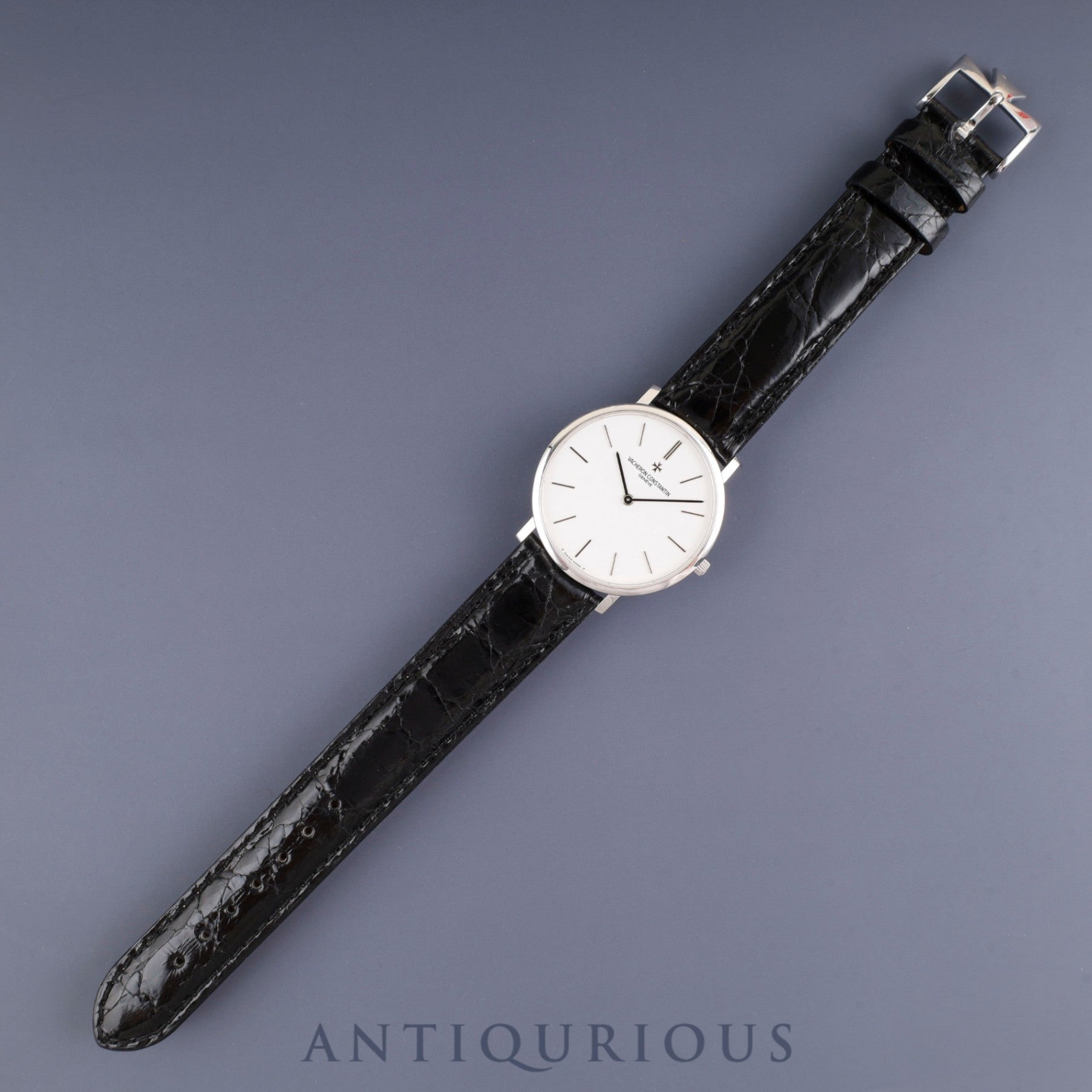 ヴァシュロン・コンスタンタン エッセンシャル 31160 / 000G 手巻き Cal.1132.2 750 革 純正尾錠(750) ホワイト文字盤 箱 ケース 冊子 保証書(2002年) オーバーホール済み