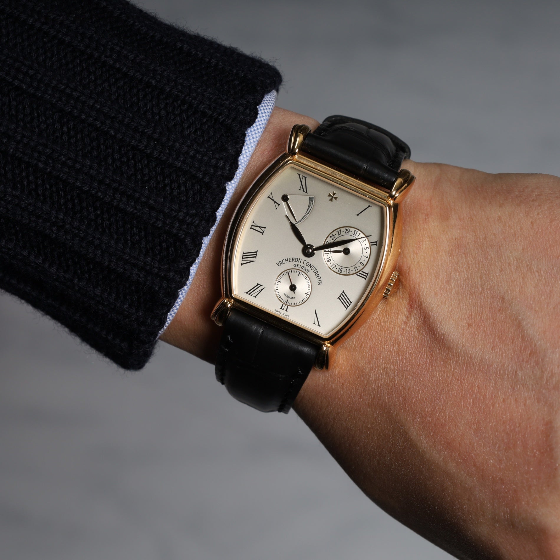 ヴァシュロン・コンスタンタン ジュビリー240 47240/000J 自動巻き Cal.1127 YG 純正革ベルト 純正尾錠(750)シルバー文字盤 箱