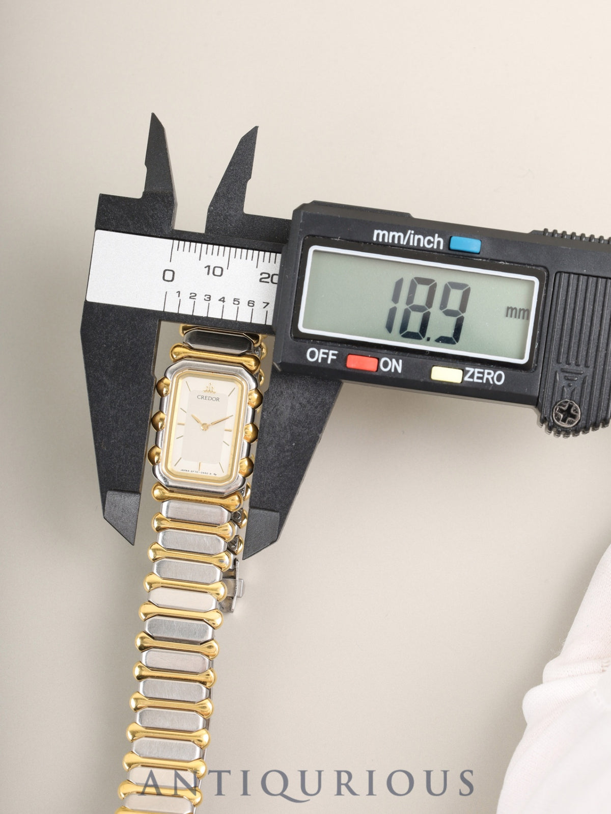 セイコー クレドール 2F70-5580 クォーツ Cal.127OR12j SS/GP SS/GP シルバー文字盤(JAPAN表記)オーバーホール済み
