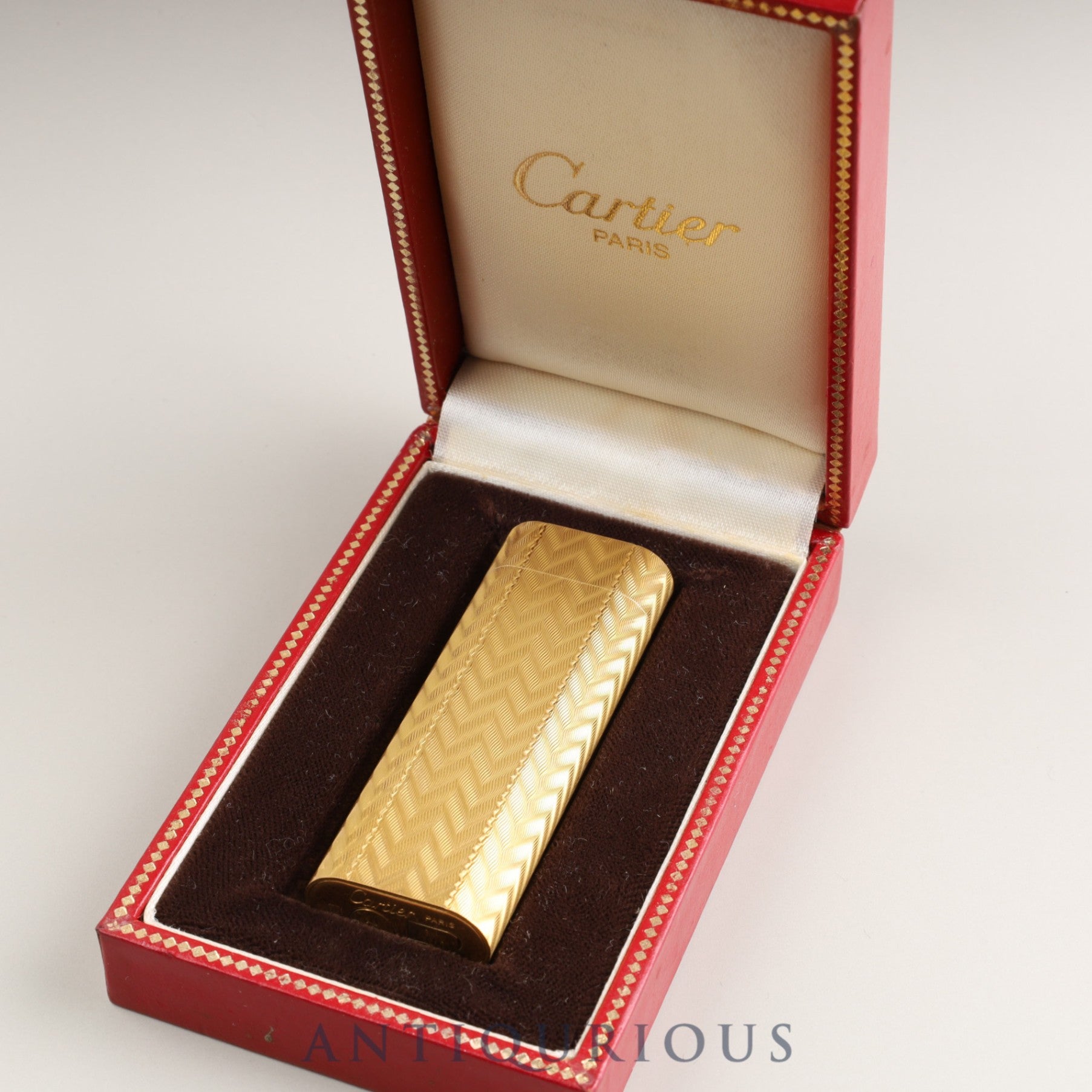 Cartier Lighter Oval GP Guilloche Engraving Box 2024/12/8 Machine adjustment completed at our affiliated workshop