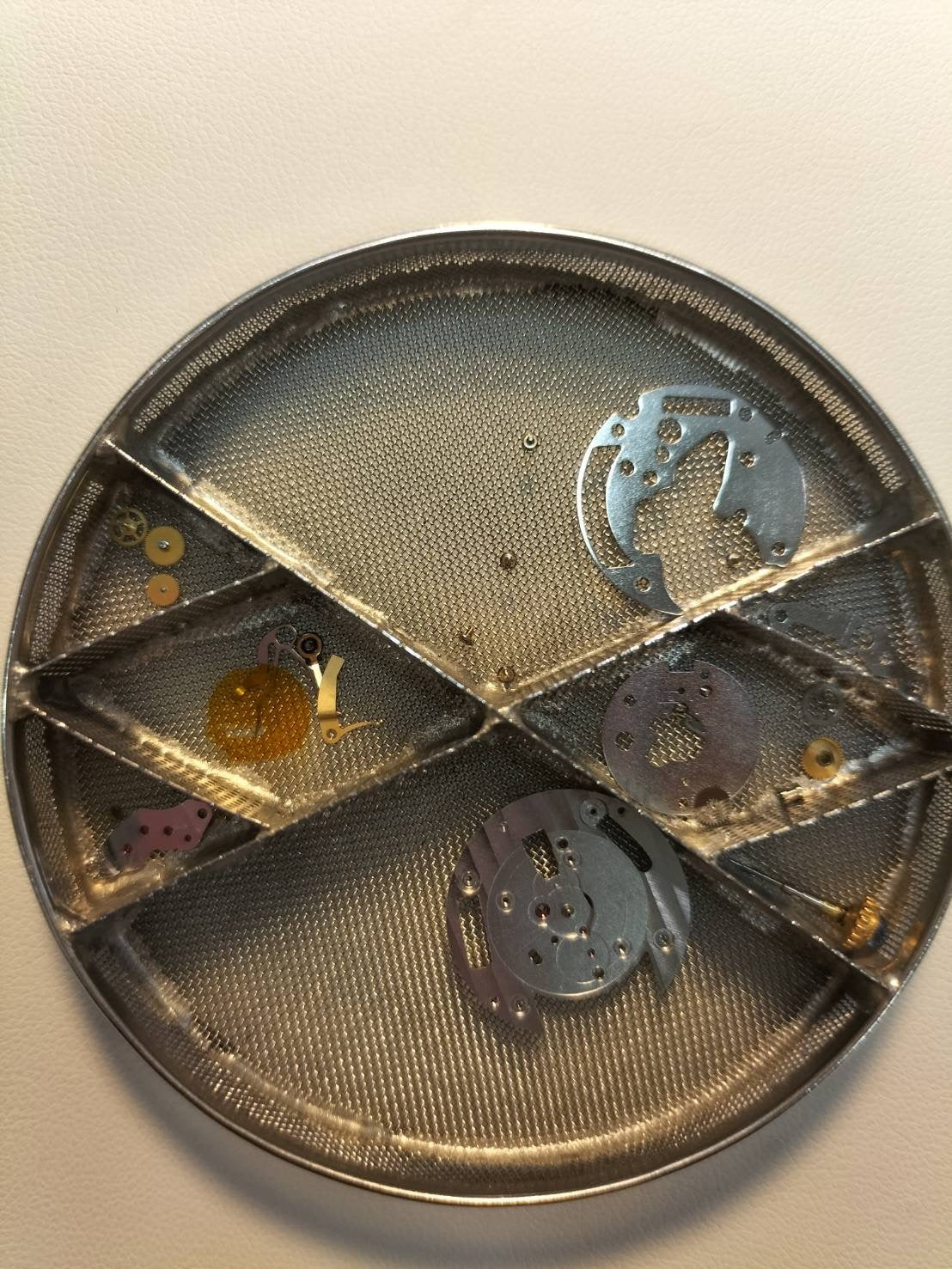 Cartier Must Colisee 590002 Quartz SV925 Leather Genuine Buckle (GP) Ivory Roman Dial Overhauled