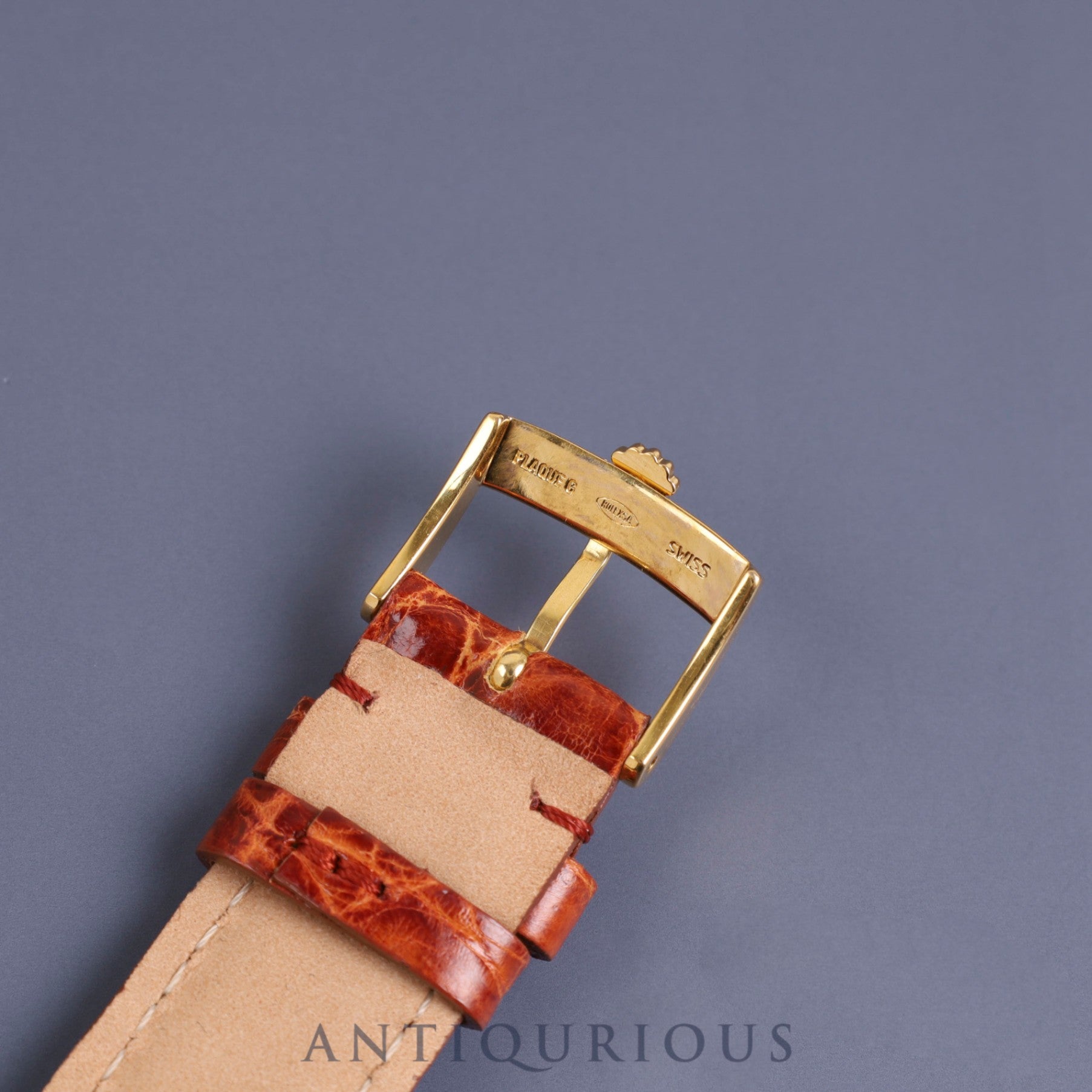 Rolex Cellini 4112 Manual winding Cal.1602 750 Leather Genuine buckle (GP) Engraved computer dial W serial (1994-1995) Overhauled