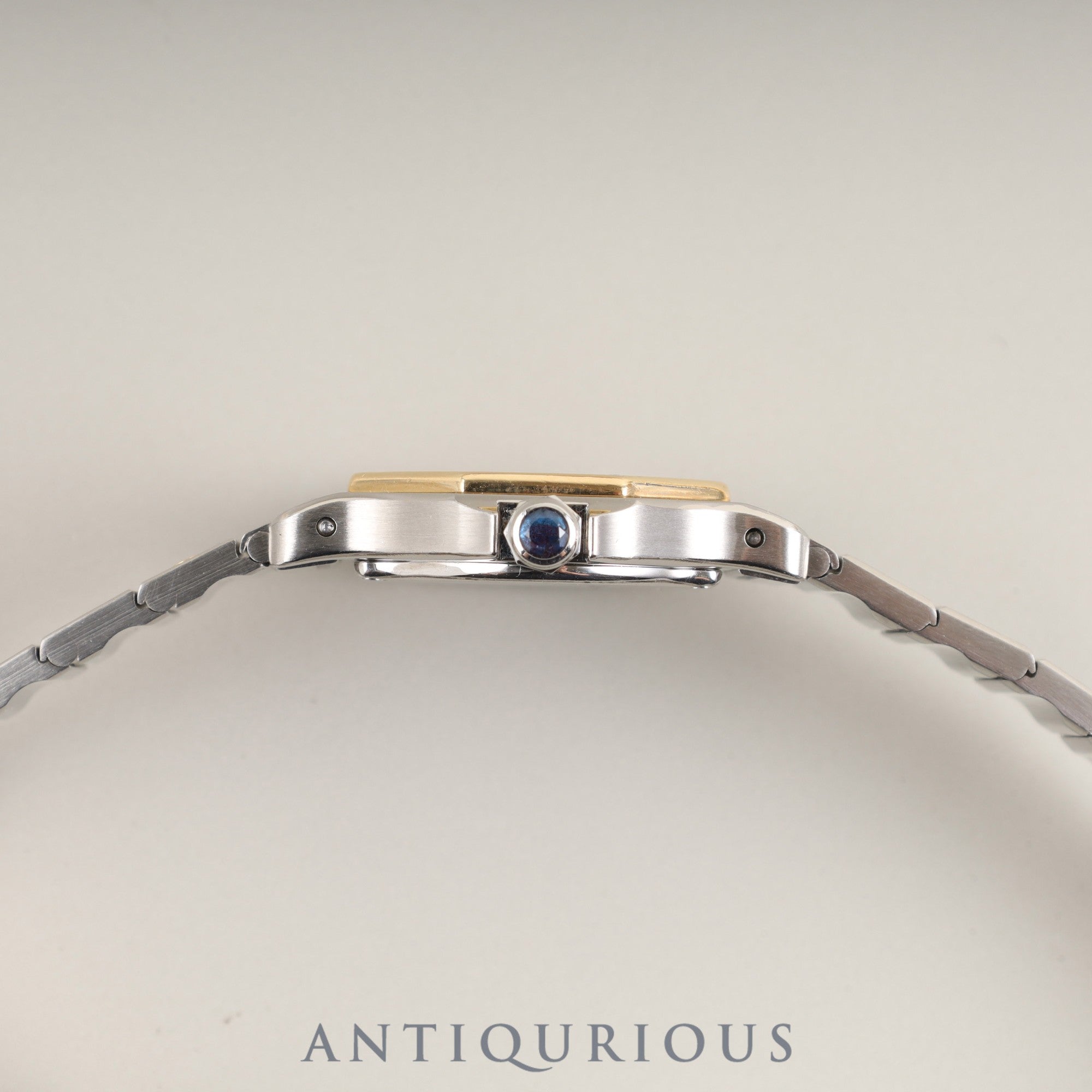 カルティエ サントス オクタゴン SM W2001683 / 187903 クォーツ Cal.87 SS/YG SS/YG アイボリーローマン文字盤 冊子 保証書 オーバーホール済み