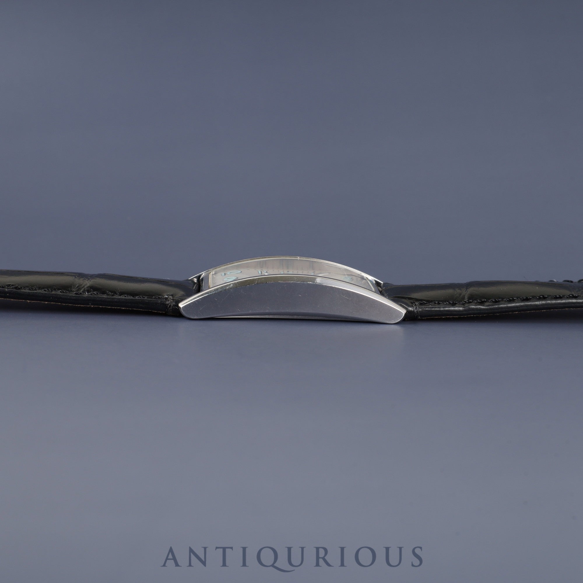 Tiffany East West 37447102 Quartz SS Leather Third party buckle (SS) Silver Arabic dial Box Warranty (2017) Overhauled