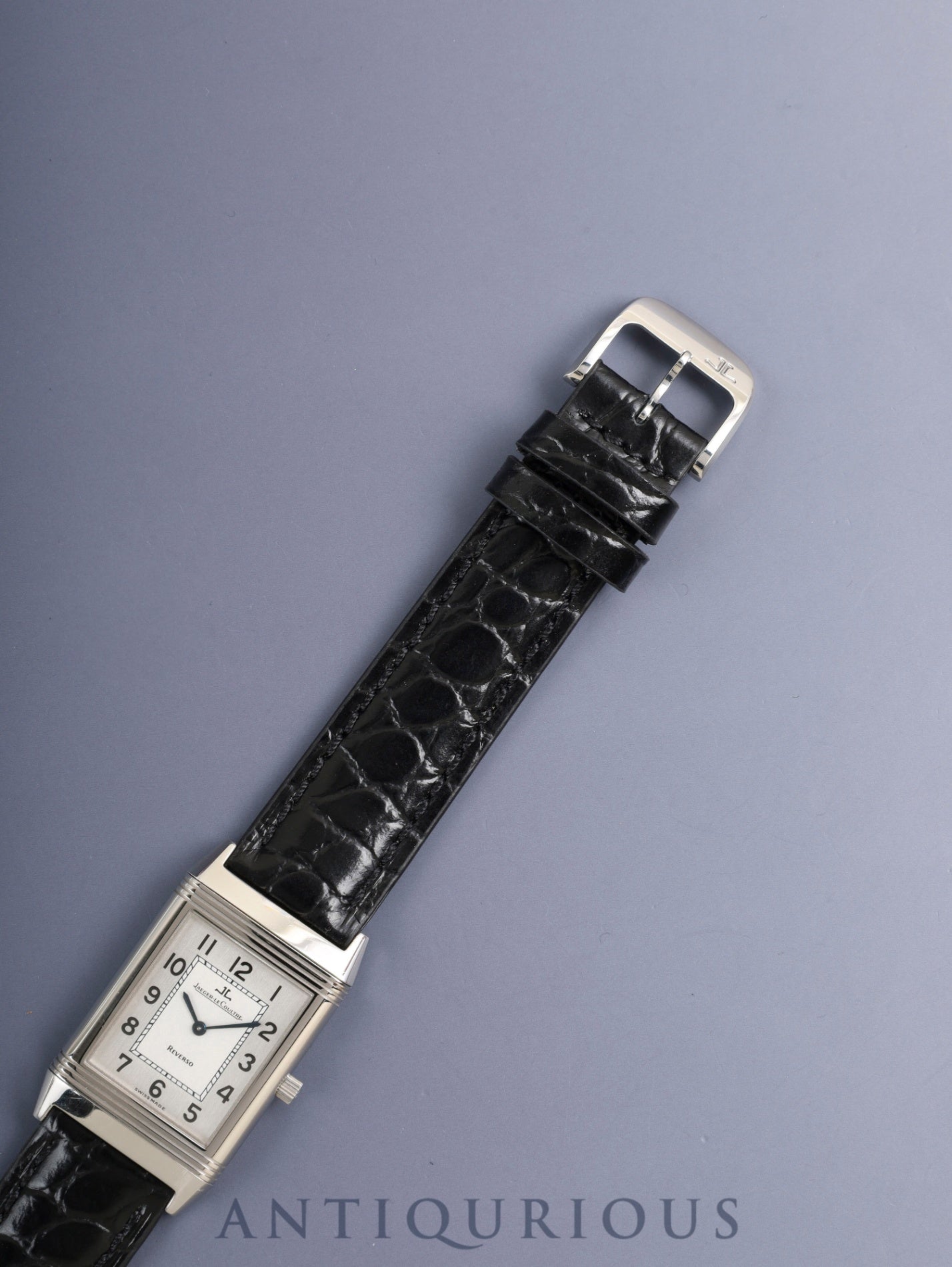 ジャガー・ルクルト レベルソ クラシック 250.8.86 手巻き Cal.846/1 SS 革 純正ピンバックル(SS)シルバーアラビア文字盤 オーバーホール済み