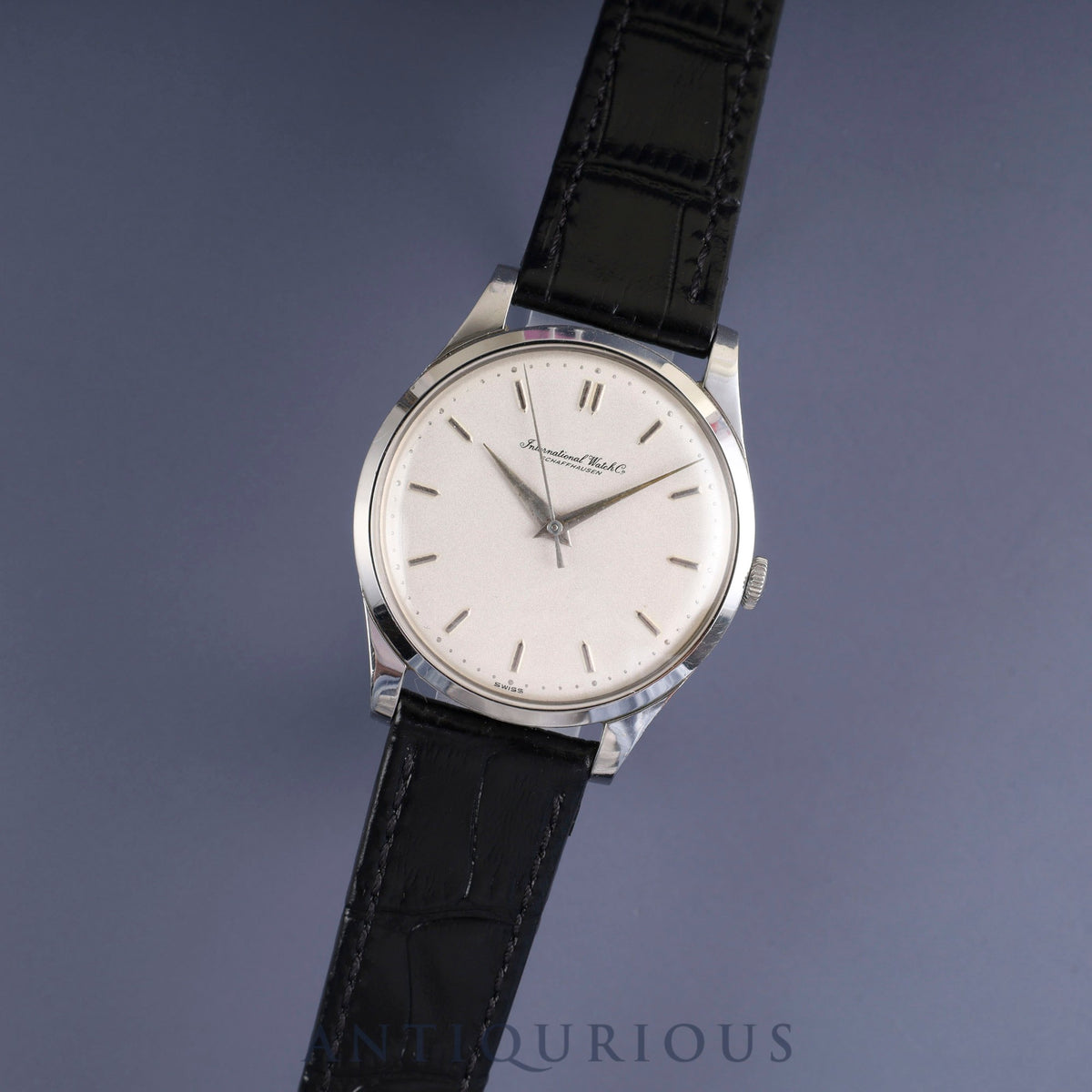 IWC オールドインター 手巻き Cal.C.89 SS 革 純正尾錠（SS） シルバー 