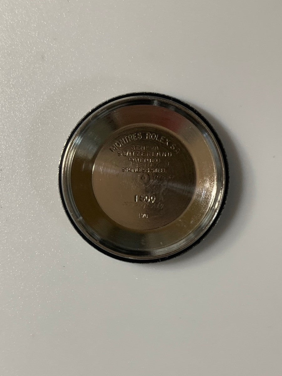 Rolex Oyster Perpetual Date 1500 Automatic Caliber 1570 Stainless Steel Silver Dial No. 23 (1967) Overhauled