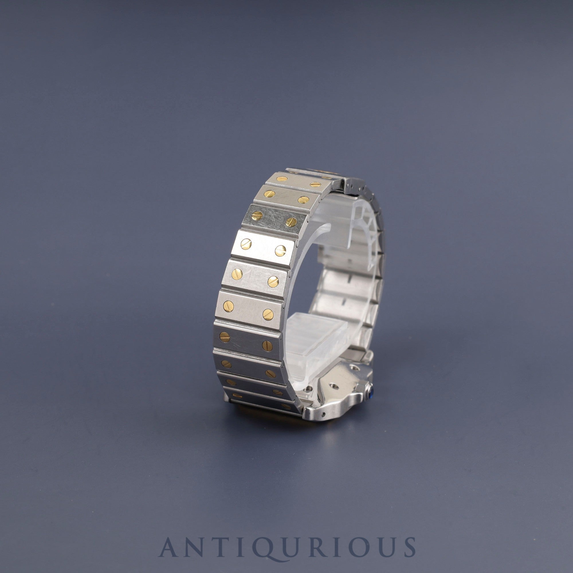 カルティエ サントス ガルベ LM 81036283 / 2961 自動巻き Cal.2671 SS/YG SS/YG ホワイトローマン文字盤 オーバーホール済み