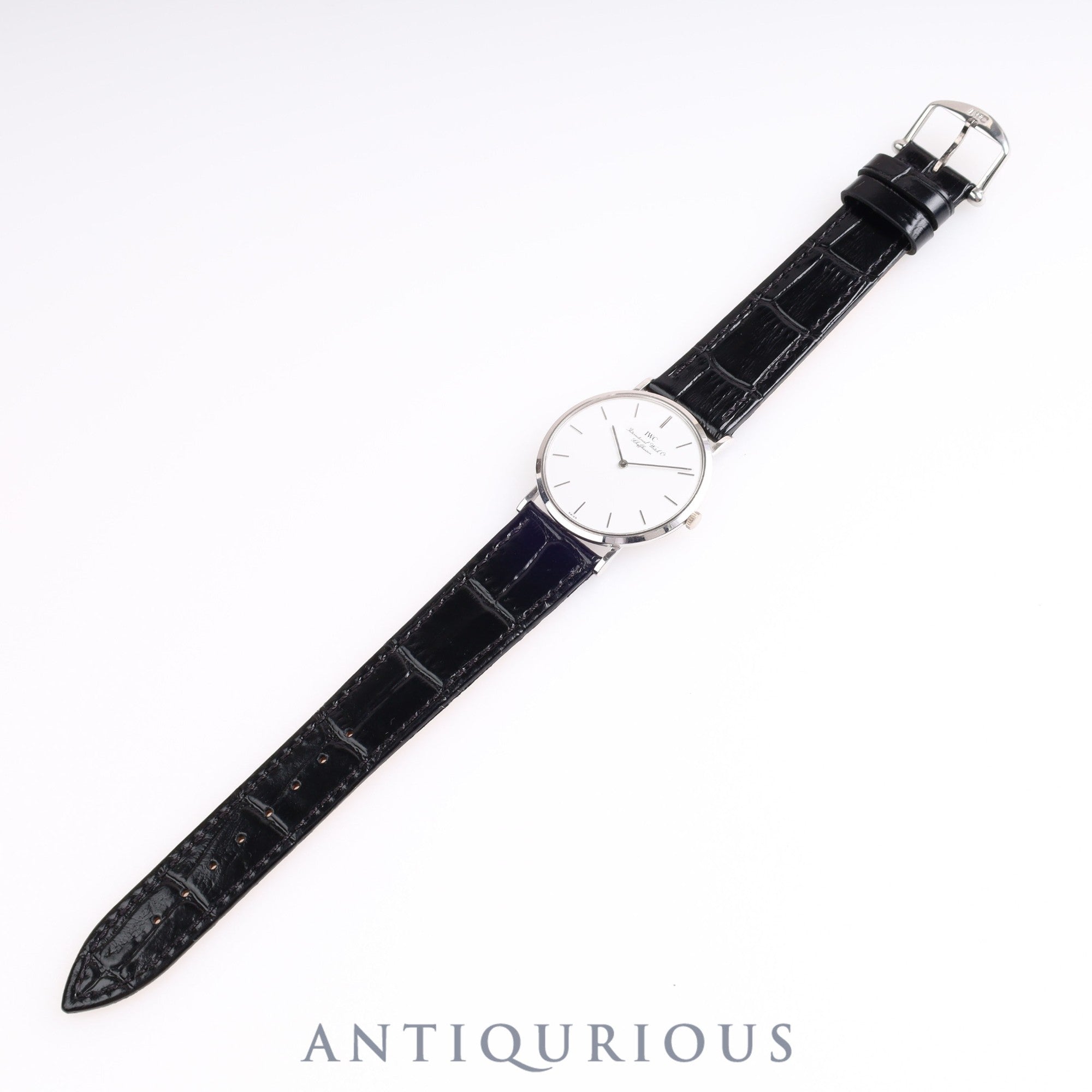 IWC Portofino Manual Winding Cal.1852 WG Leather White Dial 31.6mm IWC