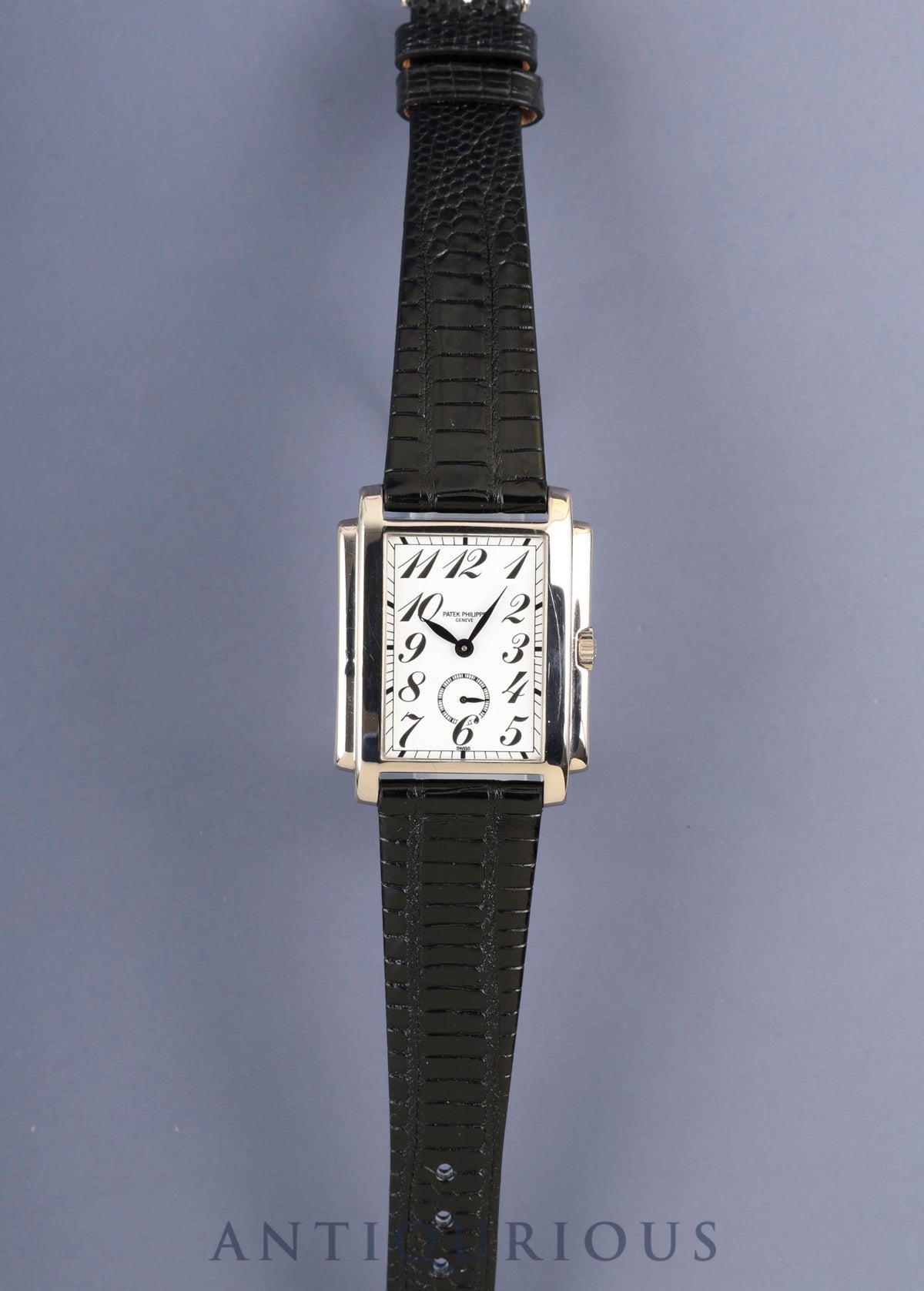 パテック・フィリップ ゴンドーロ 5024G-010 手巻き Cal.215 750WG 革 純正ピンバックル(750WG)ホワイト文字盤 オーバーホール済み