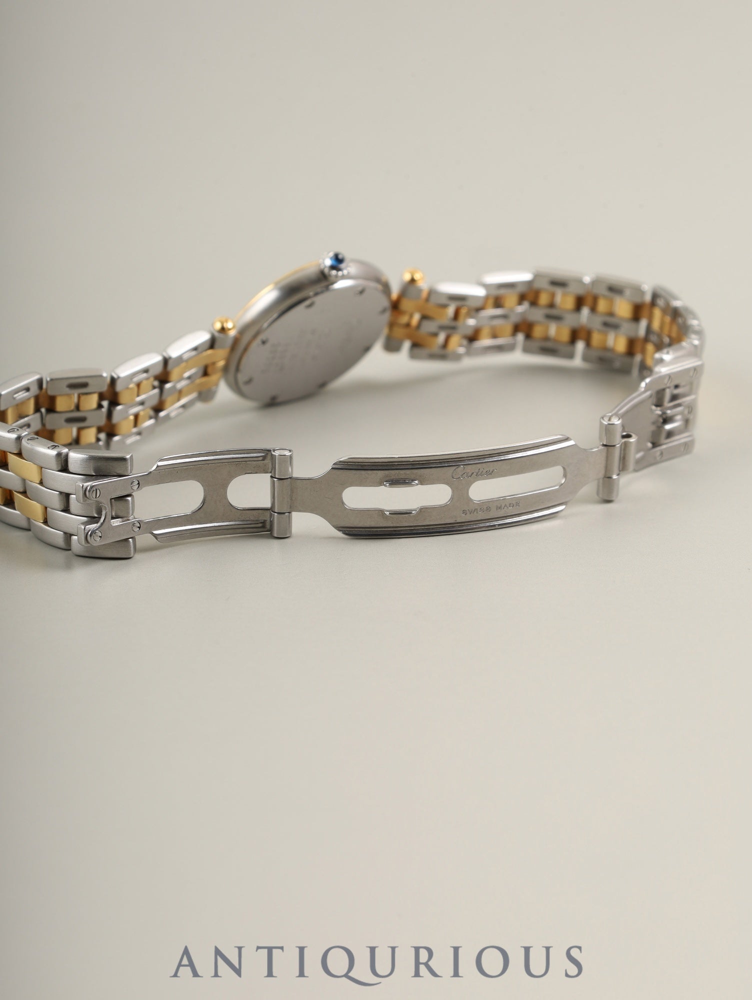 Cartier Panthère Vendôme SM 84084242 / 166920 Quartz Cal.157 SS/YG 2-row ivory Roman dial (SWISS表記) Box, warranty (blank), overhauled
