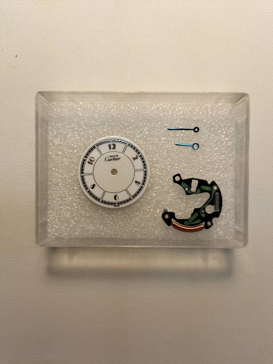 カルティエ マスト ヴァンドーム VLC SM W1009854 / 1851 クォーツ Cal.90.06 SV925 革 純正Dバックル(GP)飛びアラビア文字盤 箱 冊子 保証書(2000年)オーバーホール済み