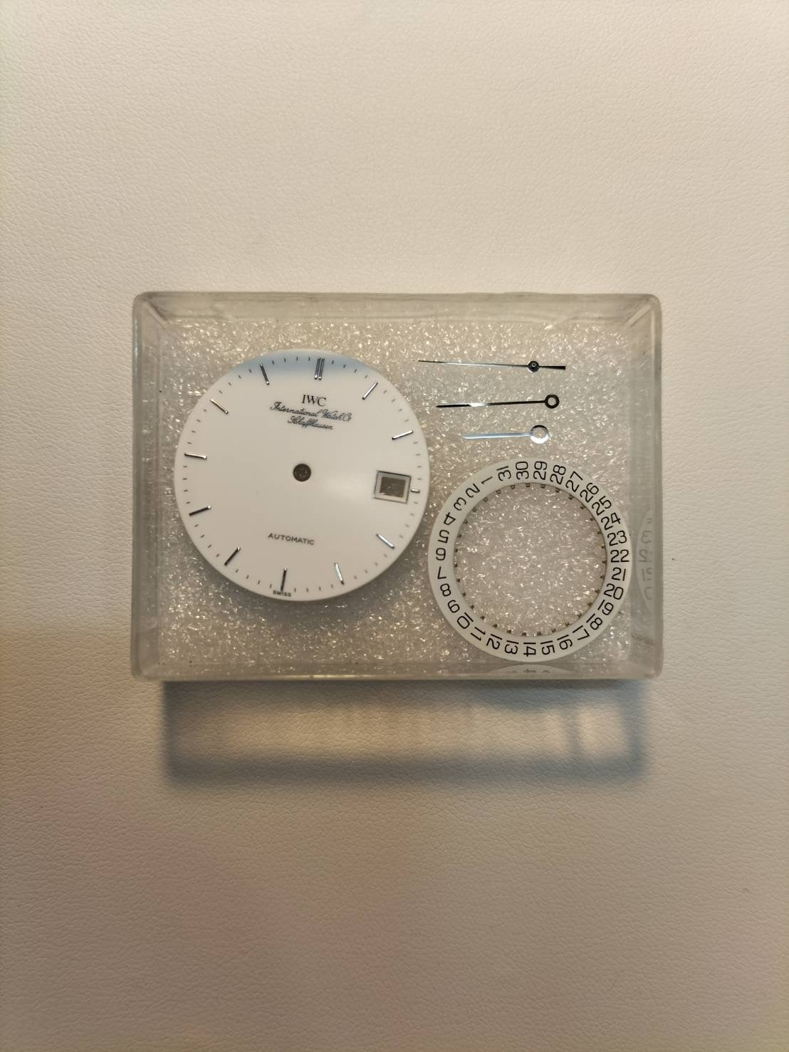 IWC Portofino IW351320 Automatic SS Leather Genuine Buckle (SS) White Dial Warranty (1995) Overhauled IWC