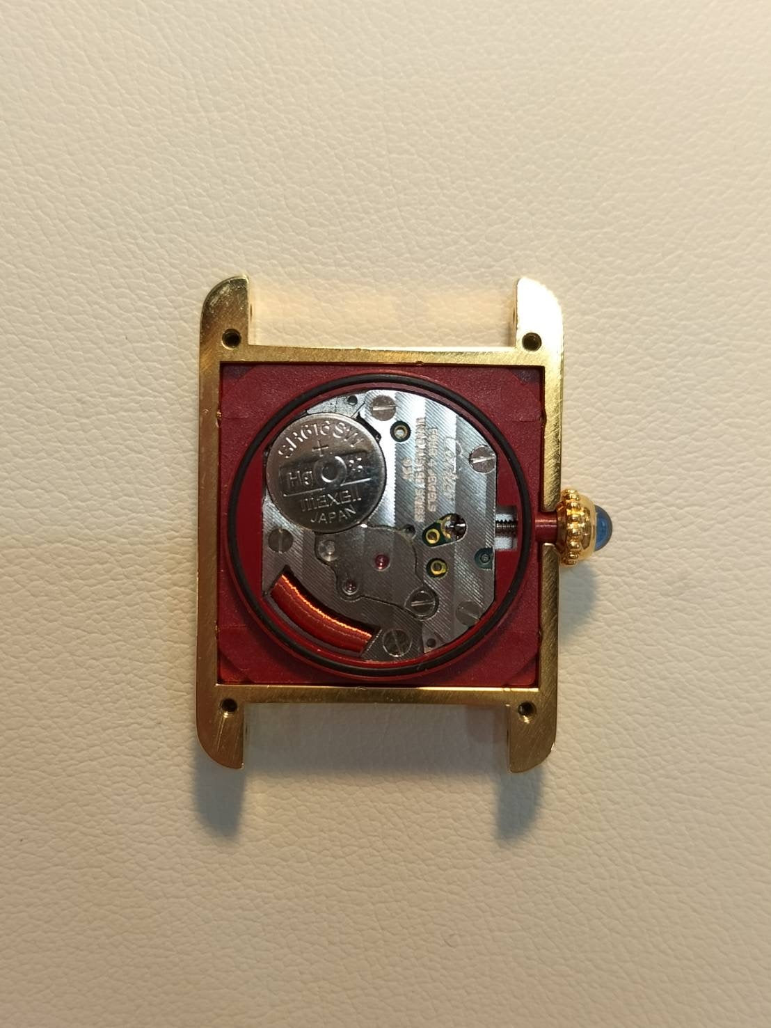 カルティエ マストタンク SM W1006354 / 5057001 クォーツ Cal.057 SV925 革 純正ピンバックル(GP)ストレートローマン文字盤(SWISS表記) オーバーホール済み