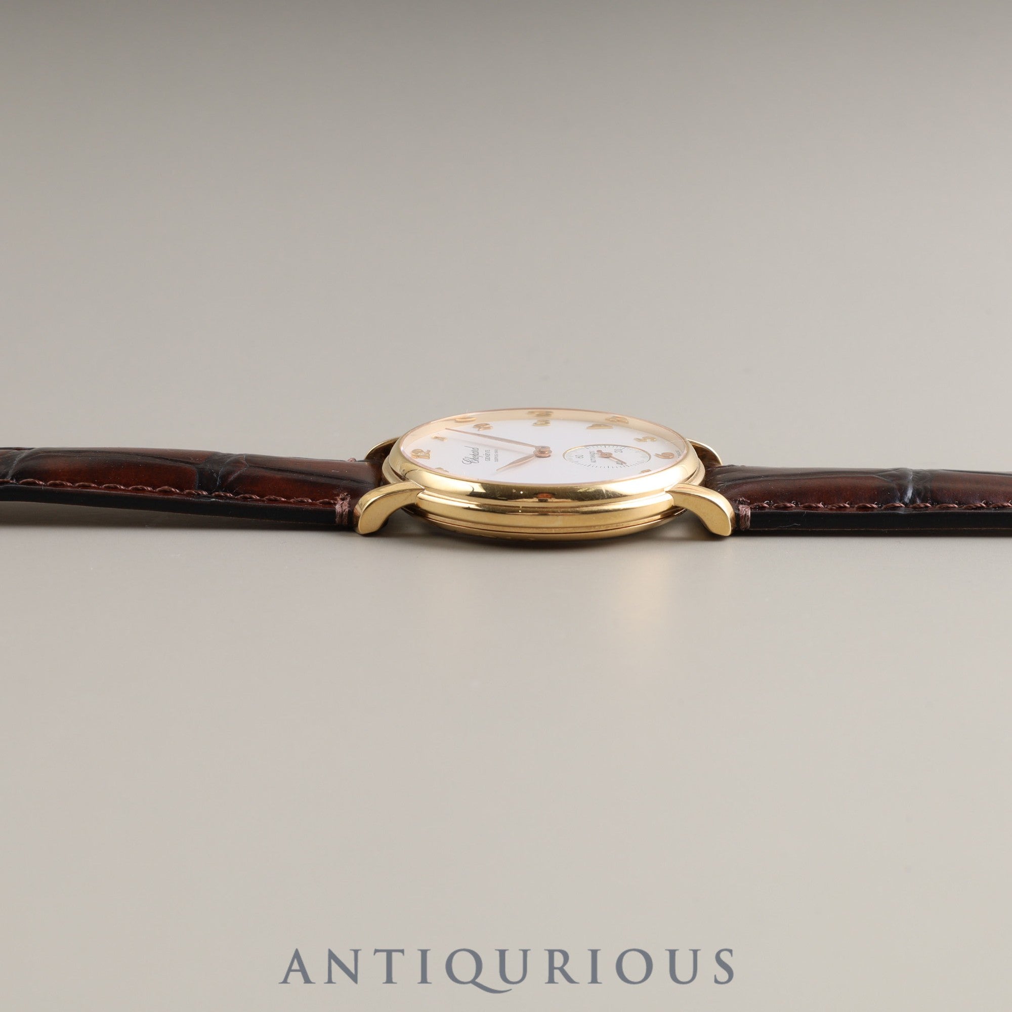 Chopard Classic 16/1229 135th Anniversary Model Automatic Cal.11.60 YG Leather Genuine Buckle (750) White Dial