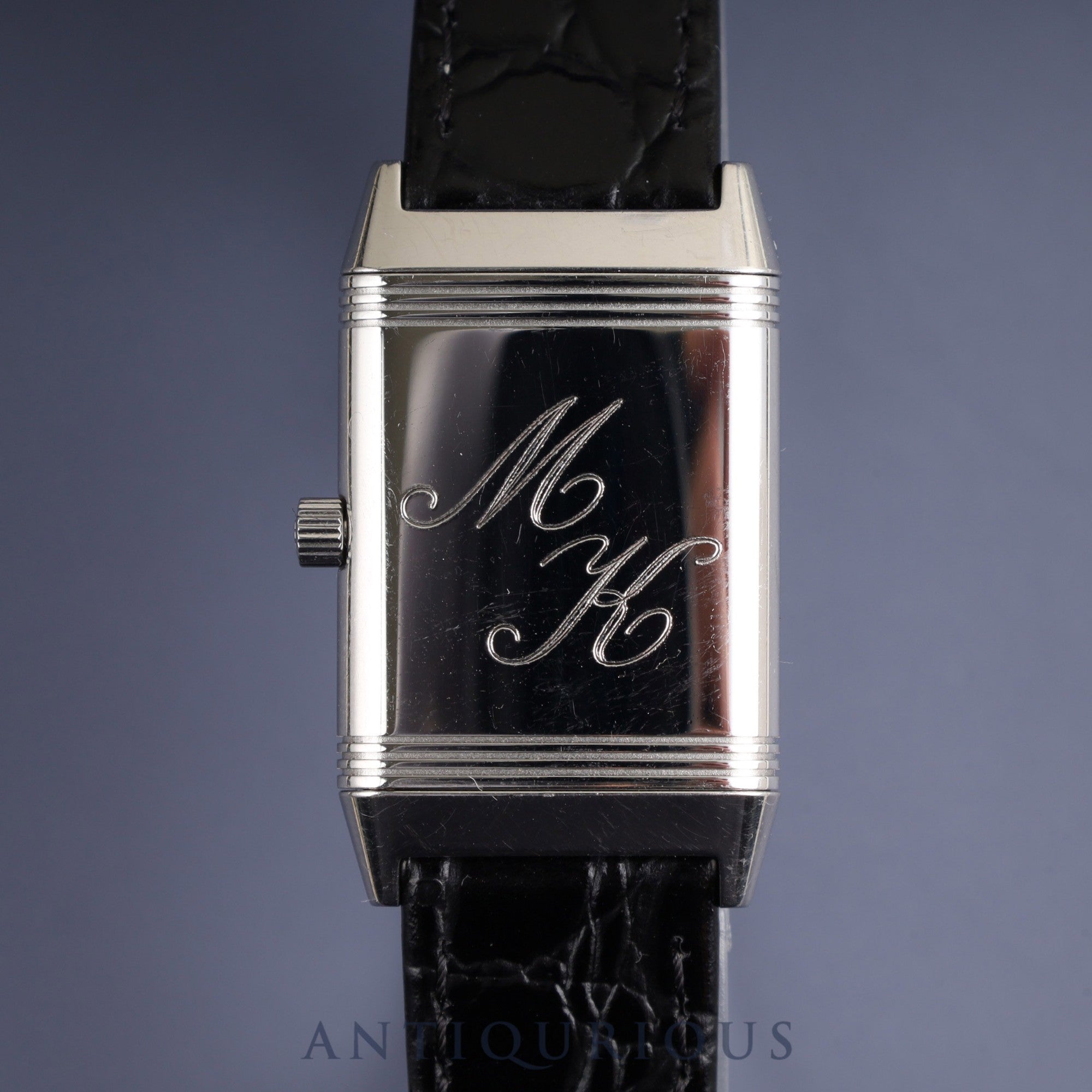Jaeger-LeCoultre Reverso Lady 260.8.86 Cal.846/1 Manual winding SS Leather Genuine buckle (SS) Silver dial Genuine leather replacement strap Overhauled *Case back engraved
