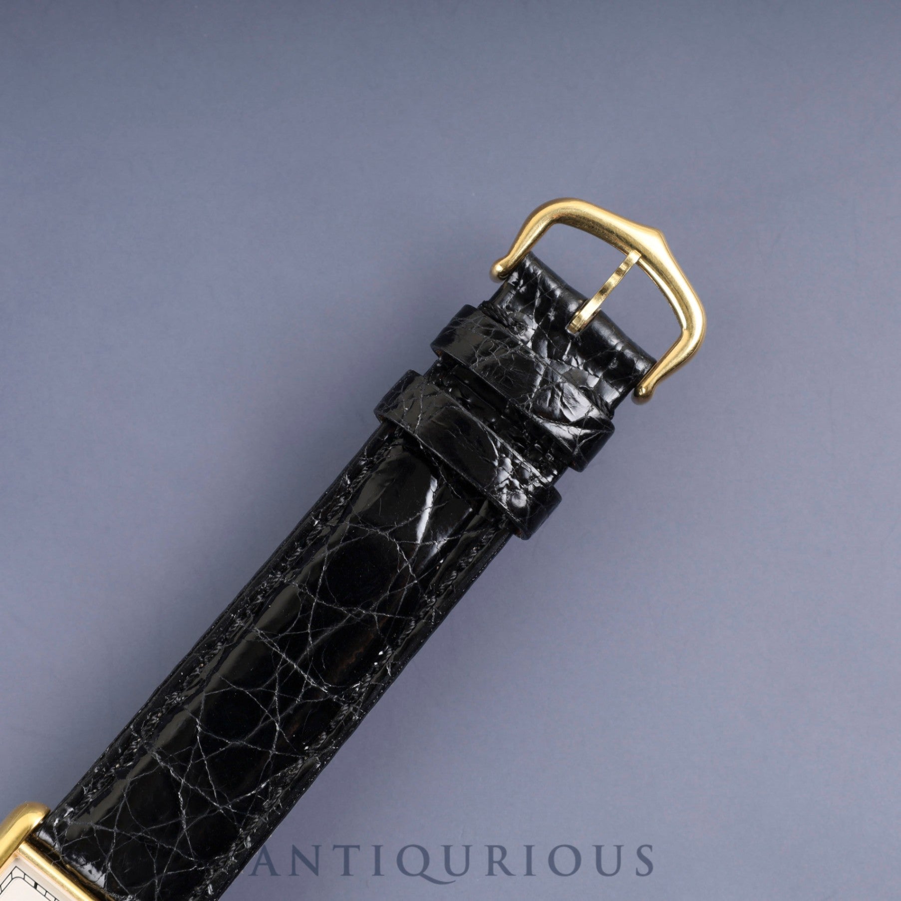 カルティエ マストタンク LM 590005 クォーツ Cal.90 SV925 革 純正尾錠(GP) アラビア文字盤 オーバーホール済み 新品仕上げ済み