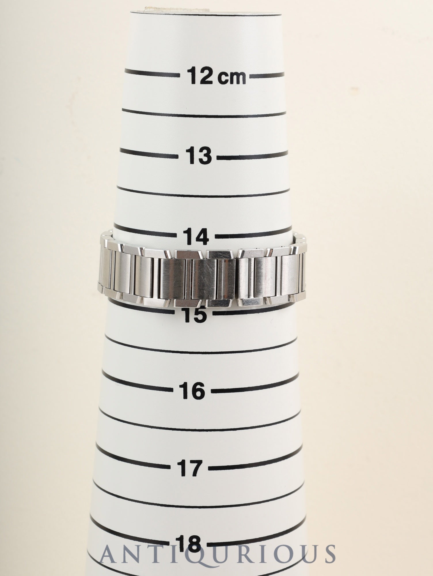 カルティエ タンクフランセーズ SM W51034Q3 / 2384 クォーツ Cal.057 SS SS ブルーシェル文字盤 オーバーホール済み