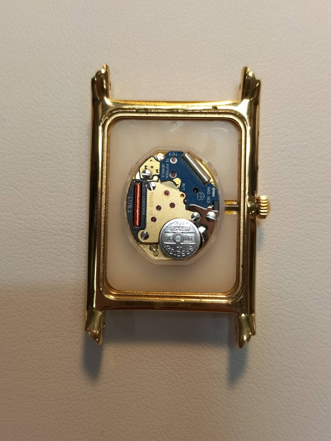 ロンジン グランドクラシック L4.689.2 クォーツ Cal.L176.2 SS / GP 革 純正尾錠(GP)シャンパンローマン文字盤 オーバーホール済み