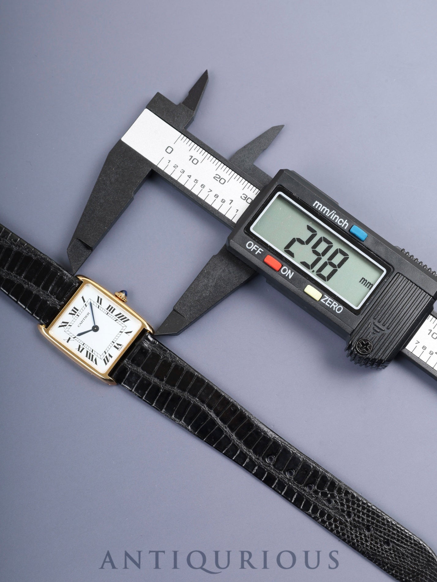 カルティエ タンク アロンディ タンク エリプス LM 81722553 / 96041 手巻き Cal.21(フレデリック・ピゲ)750YG 革 純正ピンバックル(GP) ホワイトローマン文字盤(PARIS表記) 国際永久保証書(1983年) オーバーホール済み