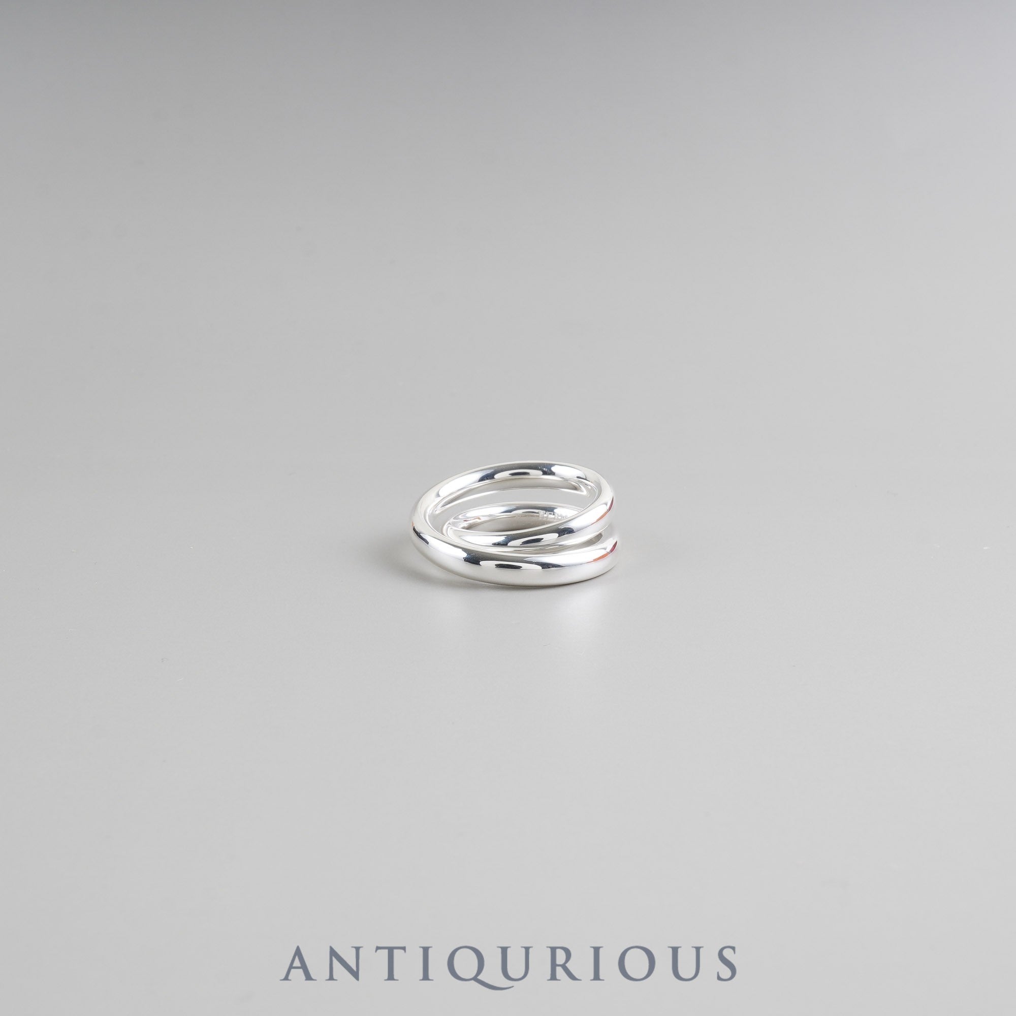 Hermes Vertiges Ring, SV925, #56, Size 15.5, Box, 25 Years Inscribed