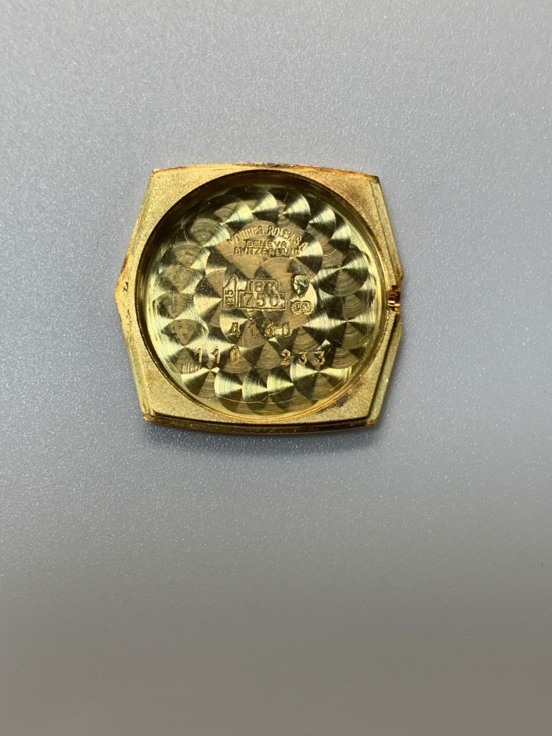 ロレックス チェリーニ 4160 手巻き Cal.1601 18K 純正革ベルト 純正ピンバックル(750YG)ホワイトローマン文字盤 E番(1990年~1991年)保証書(1993年) オーバーホール済み