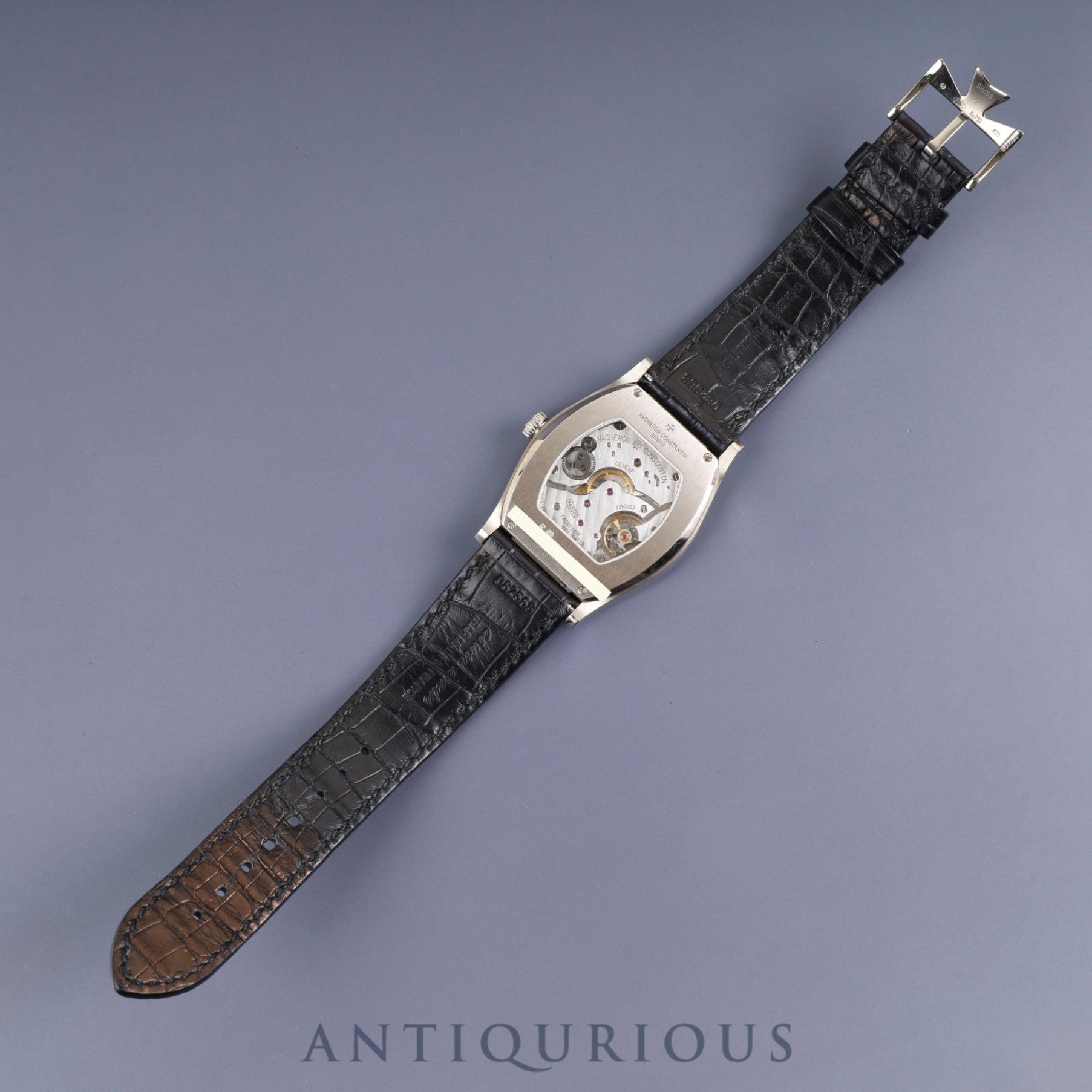 ヴァシュロン・コンスタンタン マルタ X82G7753 82230/000G-9962 手巻き Cal.4400/1 18K/WG 純正革ベルト 純正尾錠(Au750)ホワイト文字盤 保証書(2022年) 箱 冊子 USB タグ オーバーホール済み