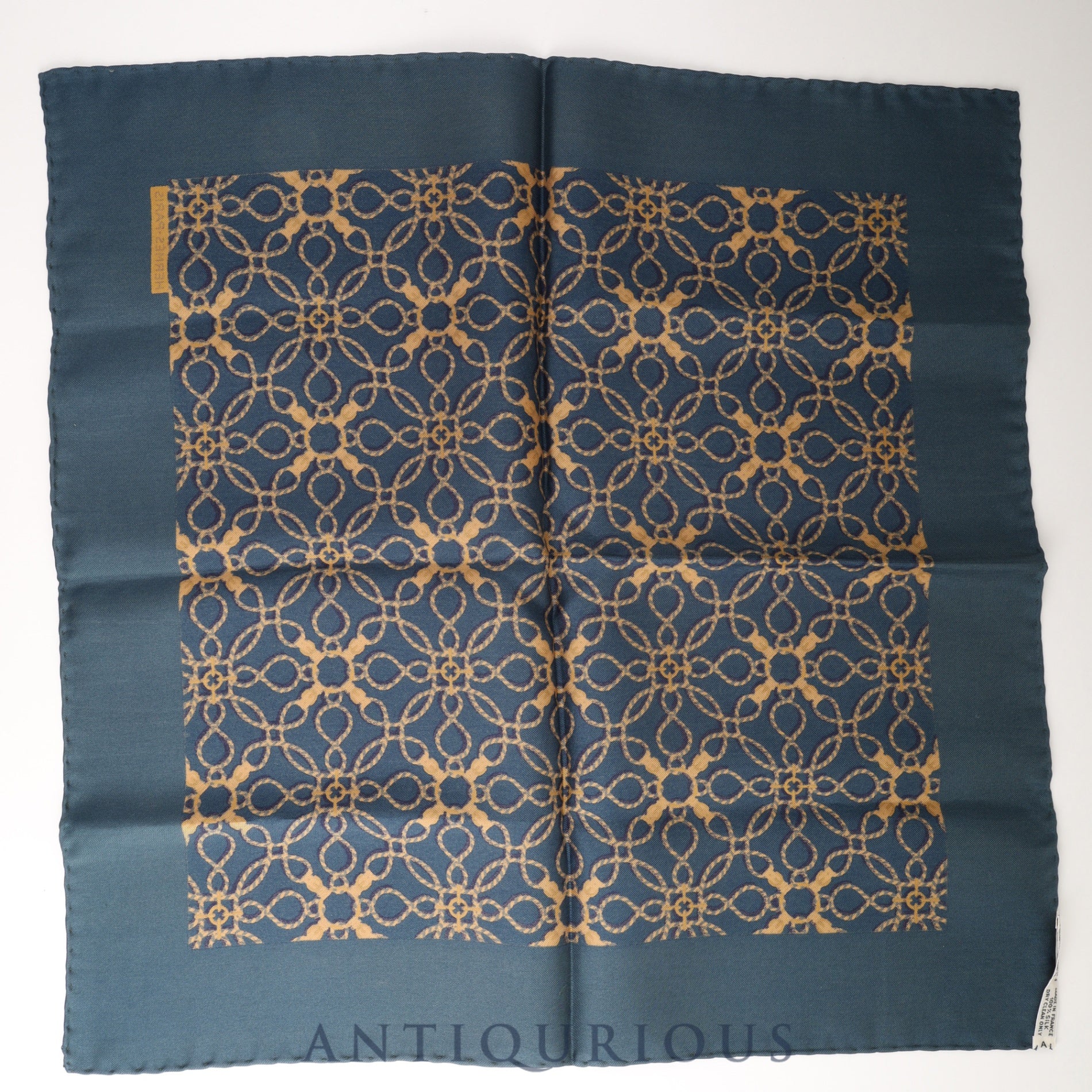 エルメス スカーフ カレ45 ベルト柄 SILK100%