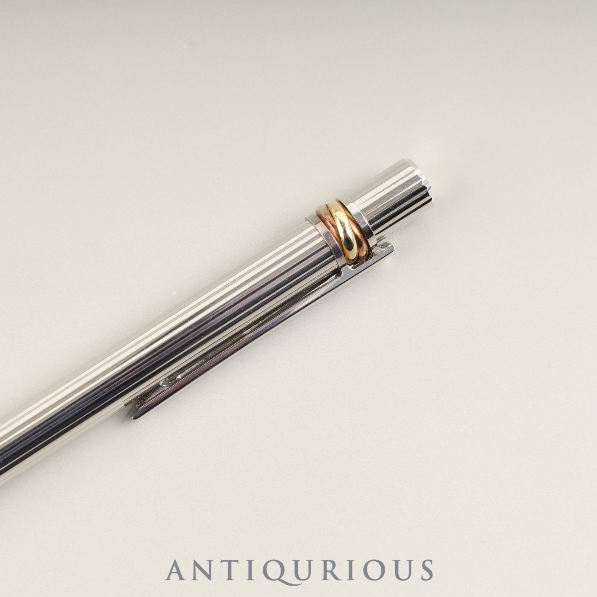 カルティエ トリニティ ボールペン GP×SS ツイスト式 箱 冊子 保証書 未使用純正リフィル(ブラック・M)