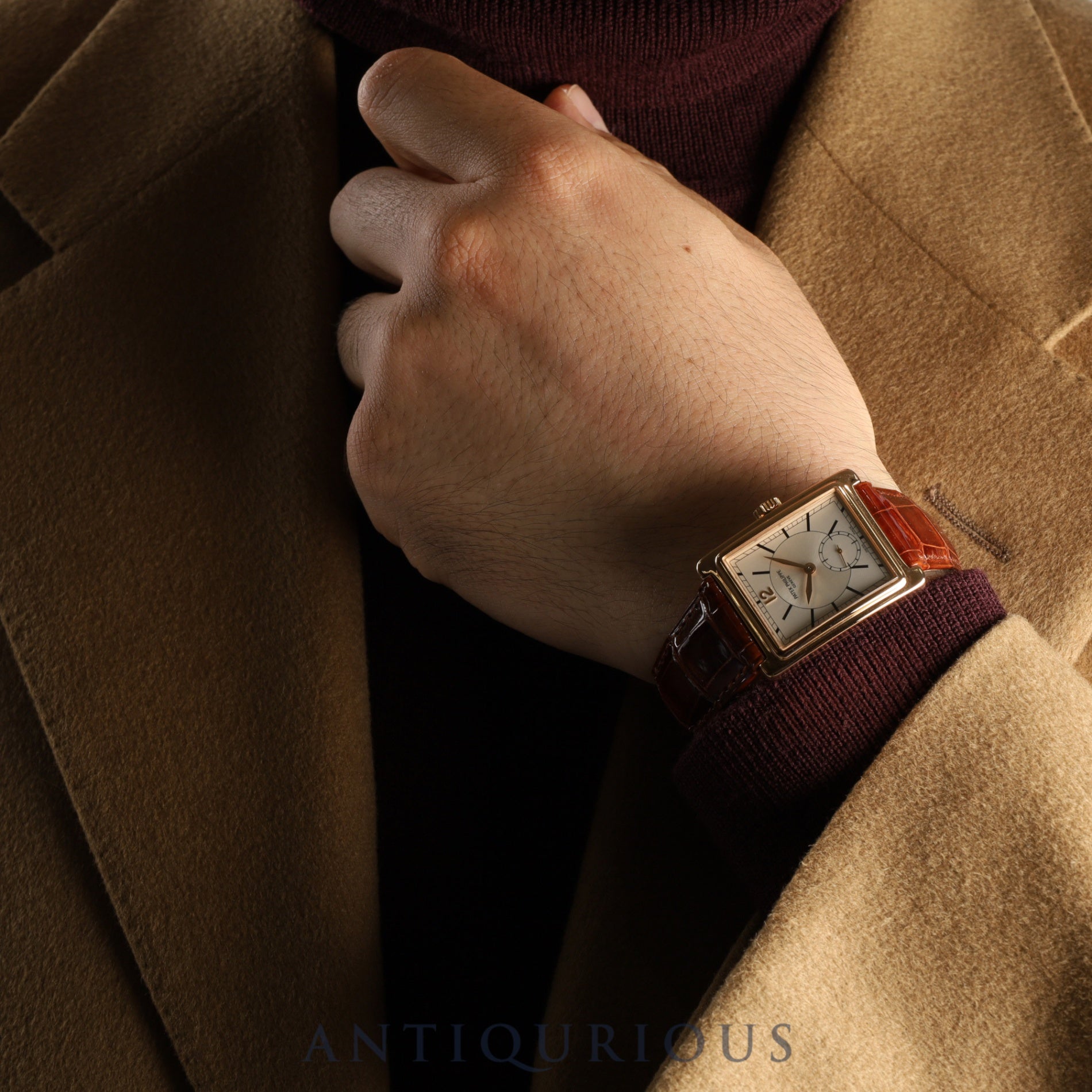 Patek Philippe Gondolo 5010R-001 Manual winding Cal.215 750 Genuine leather strap Genuine buckle (750) Silver dial Box Storage bag Overhauled