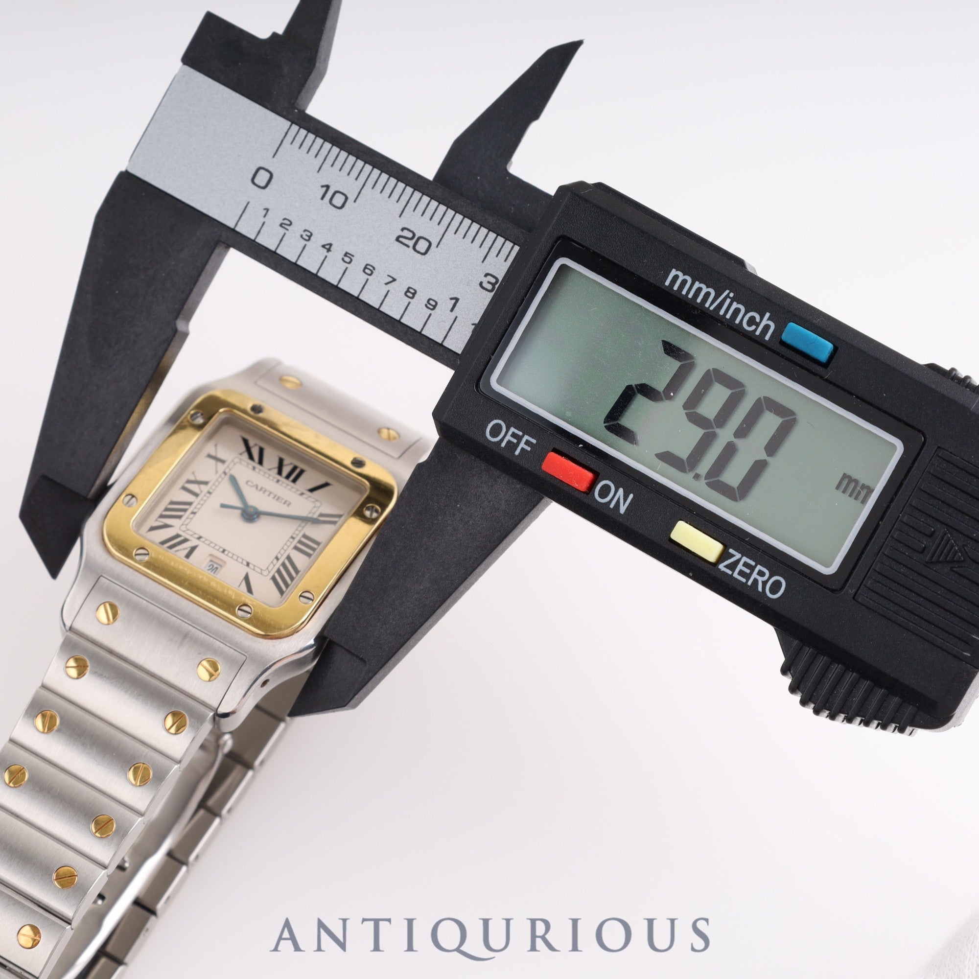 Cartier Santos Galbee LM W20011C4 Quartz SS/YG SS/YG White Dial Box