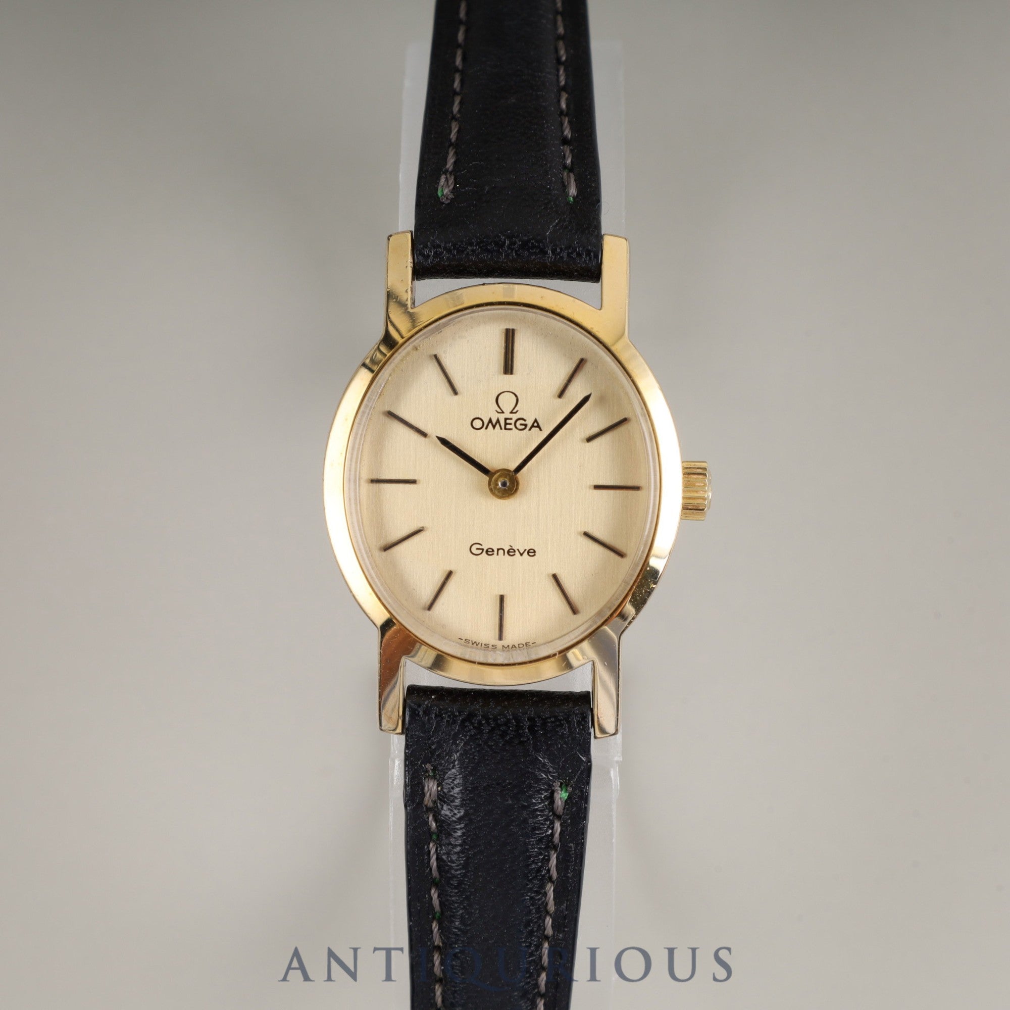 Omega Geneve 5511.0411 Manual winding Cal.625 GP Leather Genuine buckle (GP) Gold dial Overhauled