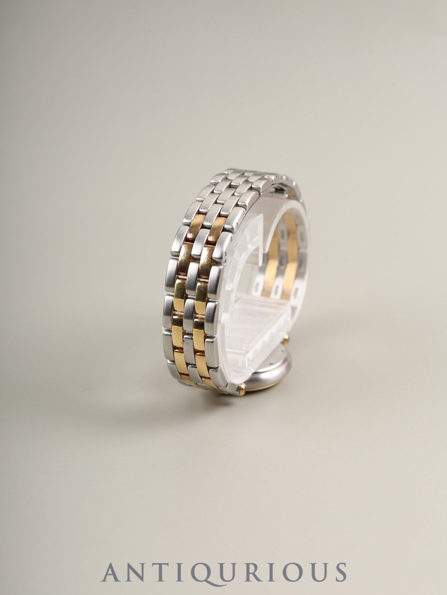 Cartier Panthère Vendôme SM 166920 Quartz Cal.157 Stainless Steel/Yellow Gold 2-row White Roman Dial Box Booklet Warranty (1989) Cartier Repair Certificate (2006) Overhauled