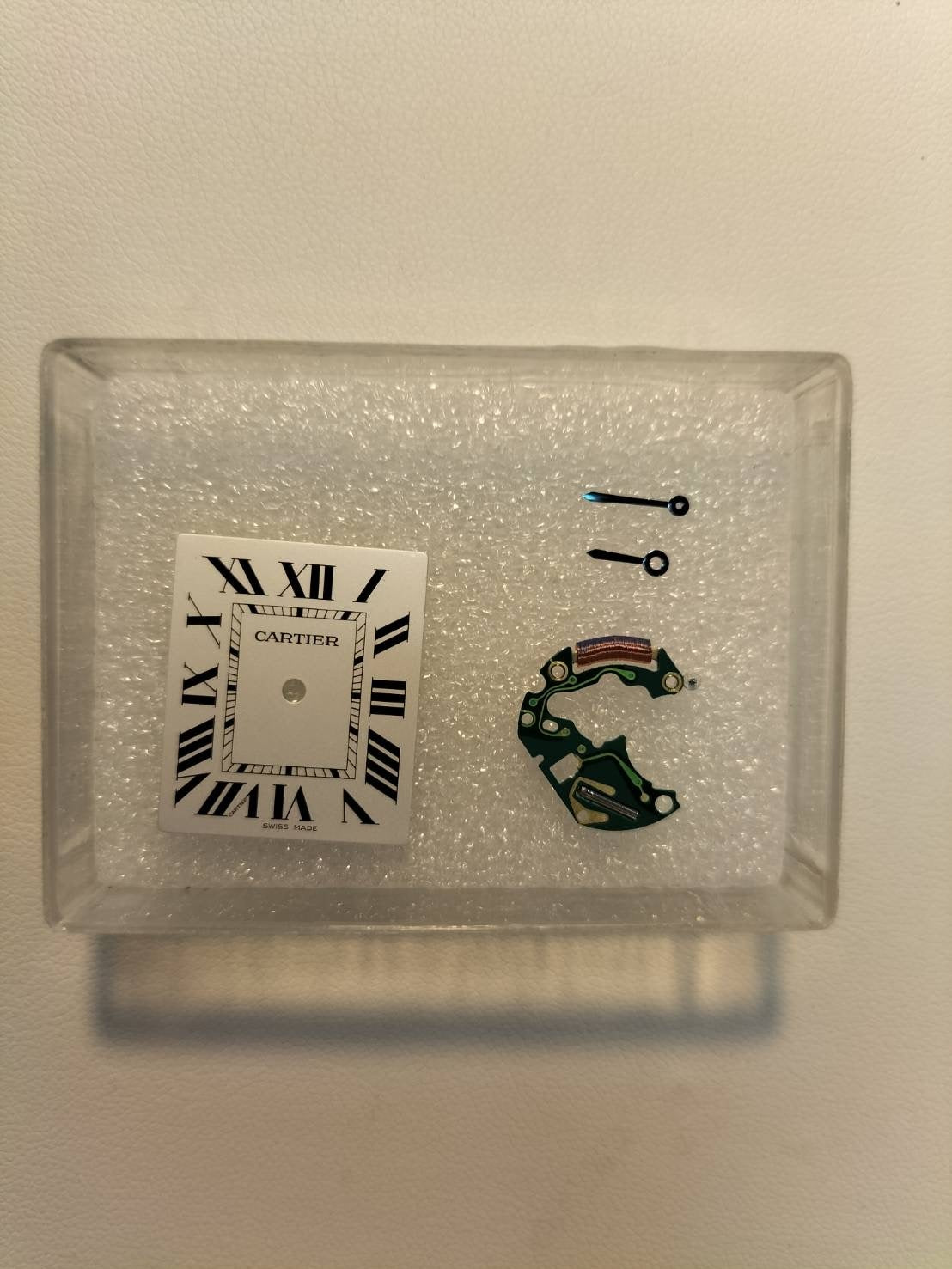 Cartier Tank Must LM WSTA0052 / 4323 Quartz SS SS White Roman Dial Overhauled