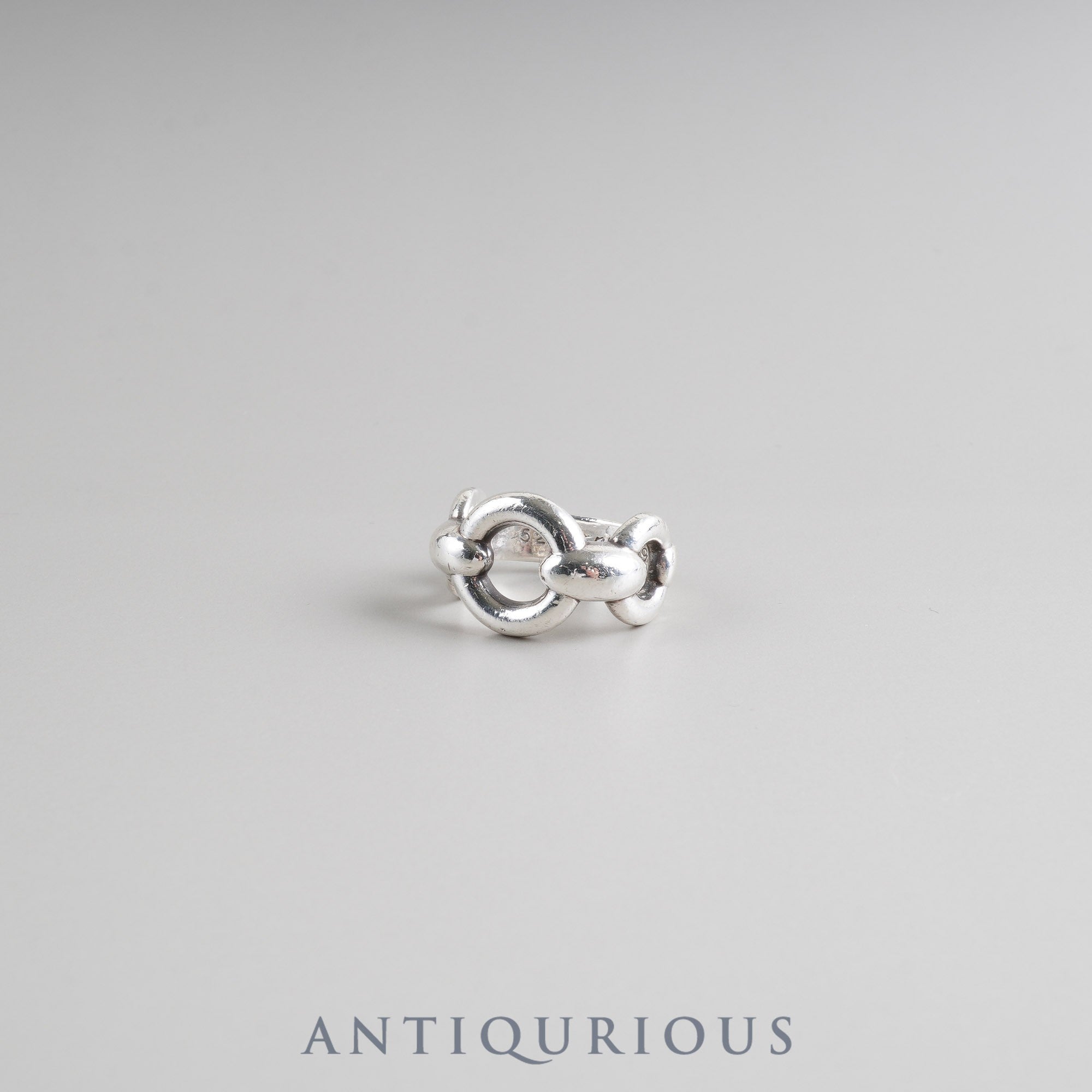Hermes Ring Horsebit SV925 #52