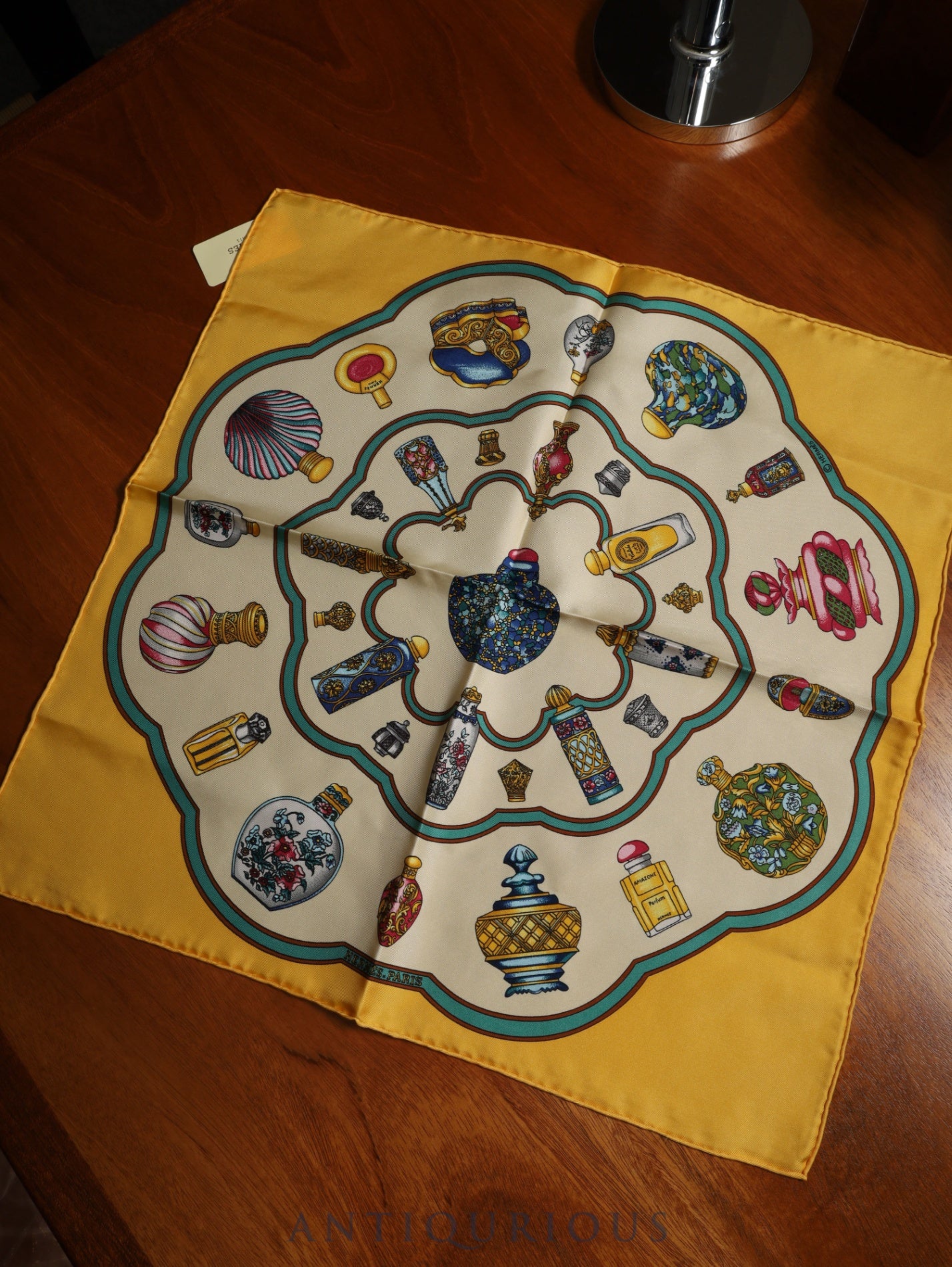 エルメス スカーフ カレ45 香水瓶 SILK100% タグ | 東京銀座の