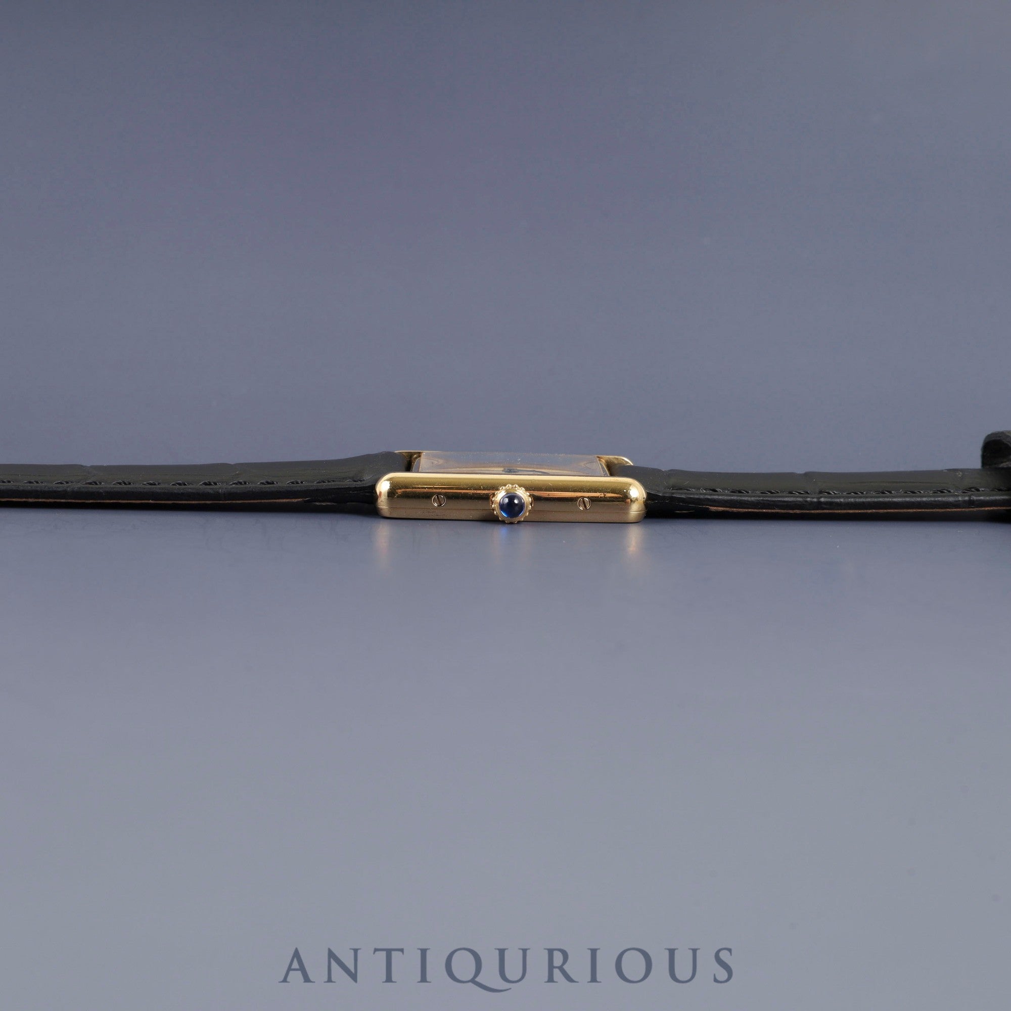 カルティエ マストタンク LM W1005654/590005 クォーツ Cal.90 SV925 革 純正尾錠(GP)オパラン文字盤 箱 冊子 保証書 (1996年)オーバーホール済み