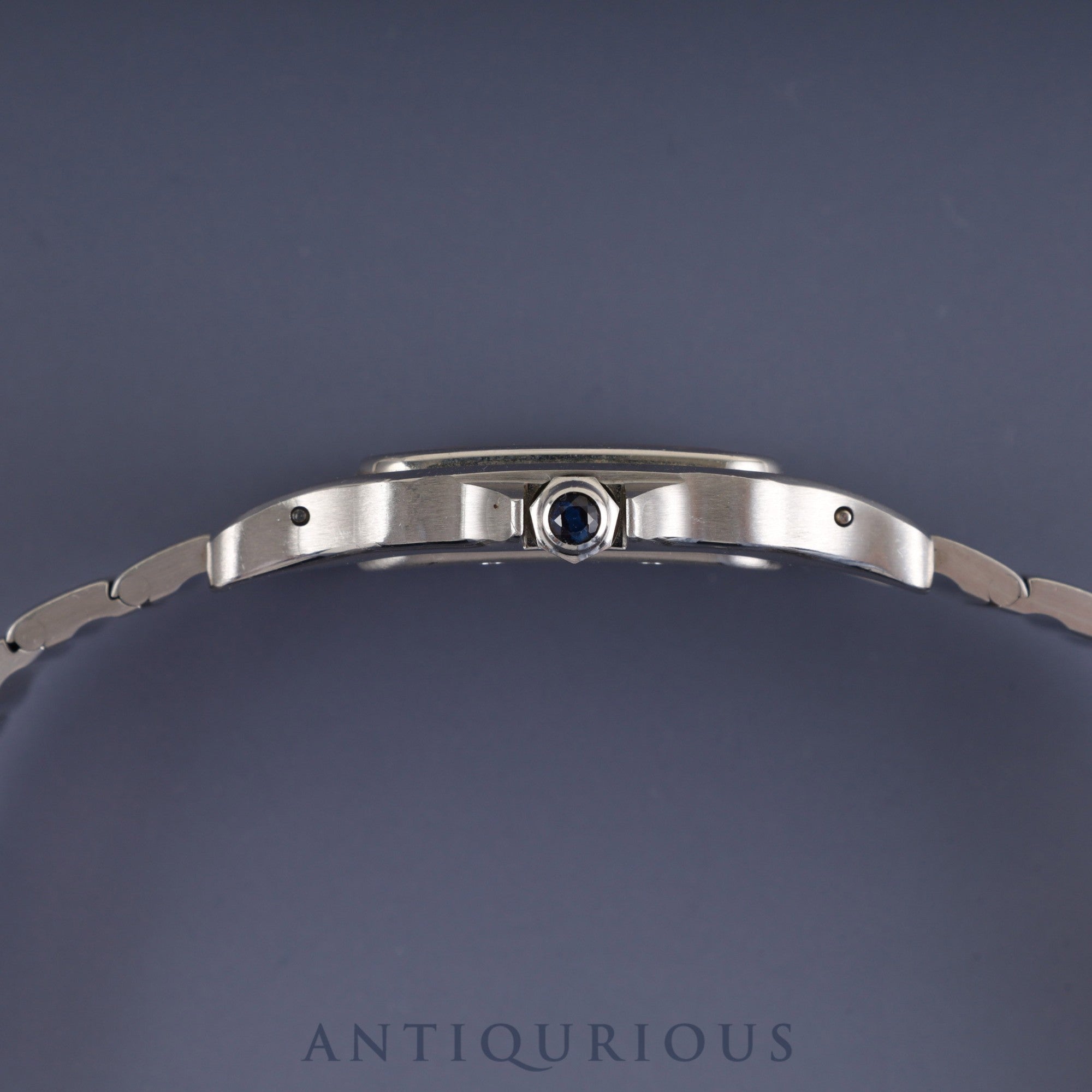 カルティエ サントス ガルベ LM W20018D6 / 987901 クォーツ Cal.87 SS SS ホワイトローマン文字盤 オーバーホール済み