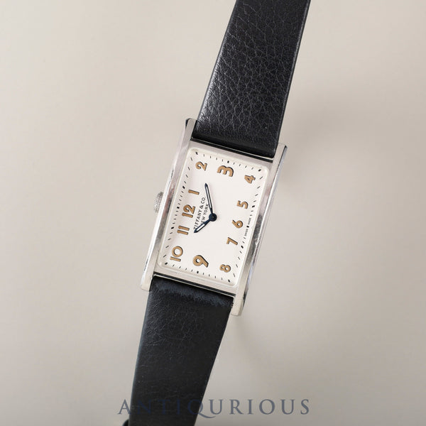 ティファニー イーストウエストミニ 36668636 クォーツ SS 純正革ベルト 純正尾錠(SS) ホワイト文字盤 箱 保証書(2016年) 純正替えベルト オーバーホール済み