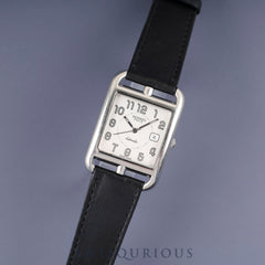 エルメス ケープコッド CC1.710 自動巻き SS 革 純正尾錠(SS) シルバーアラビア文字盤  オーバーホール済み