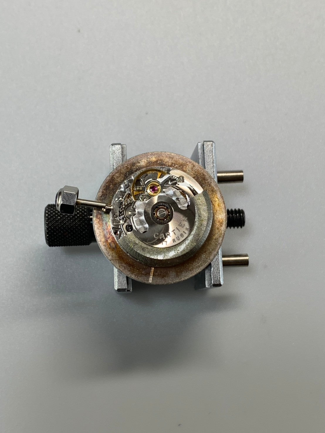 カルティエ サントス オクタゴン LM 11035 / 29606 自動巻き Cal.2671 SS/YG SS/YG ホワイトローマン文字盤(SWISS表記)保証書(1980年) オーバーホール済み