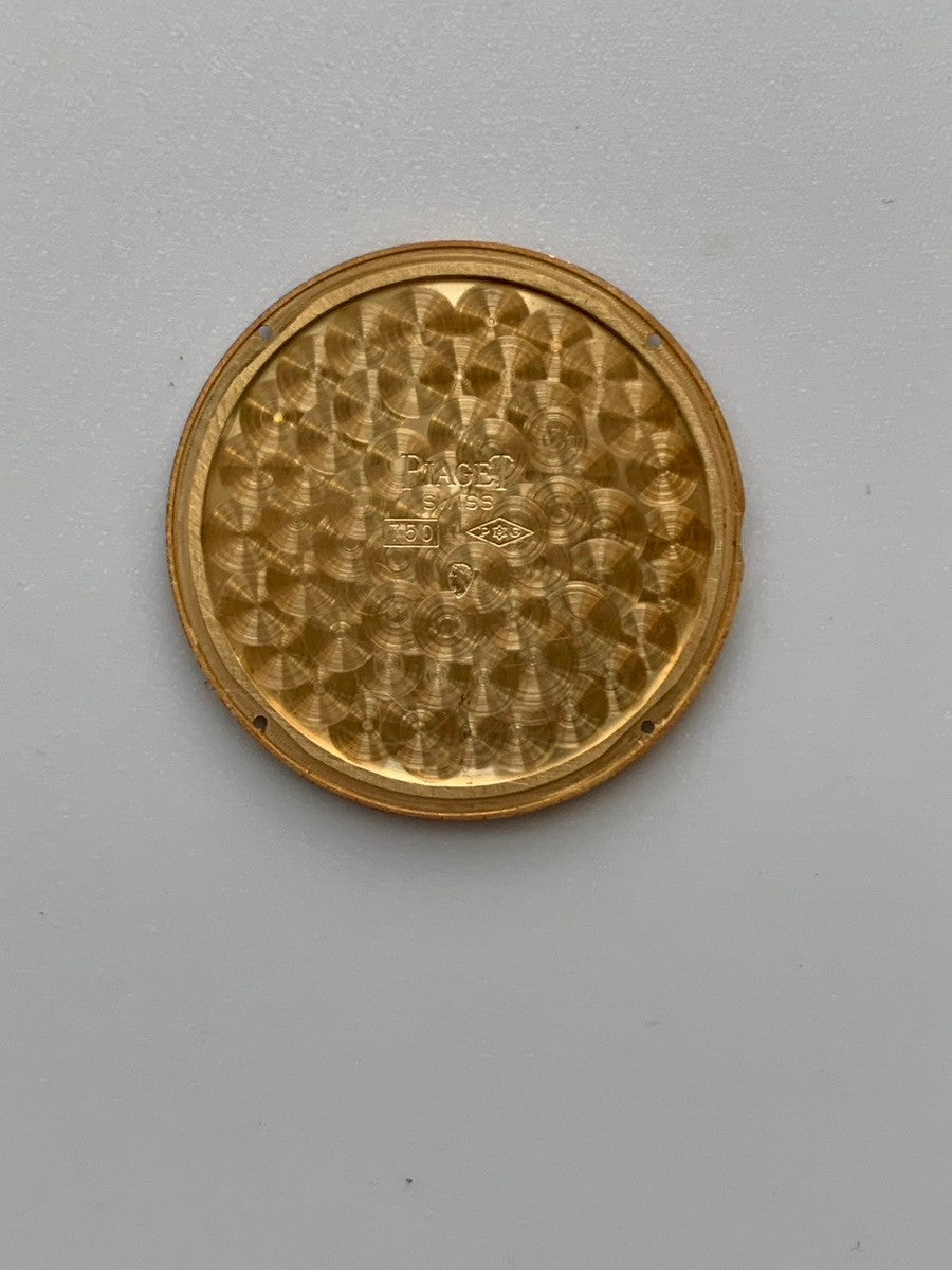 ピアジェ ラウンド 9035N 手巻き Cal.9P2 750YG 革 純正尾錠(750YG) ホワイト文字盤 32mm 保証書 オーバーホール済み