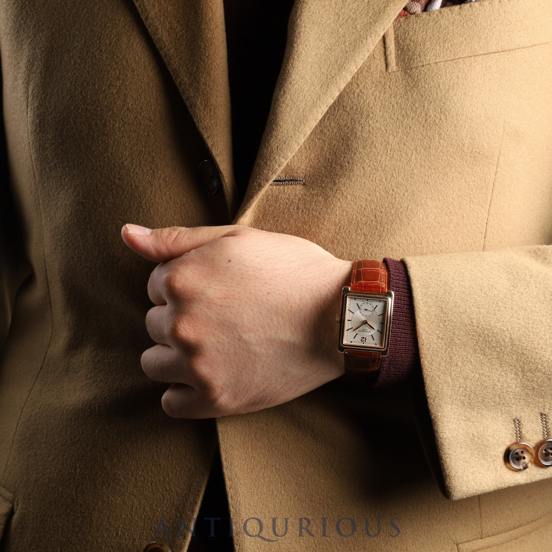 Patek Philippe Gondolo 5010R-001 Manual winding Cal.215 750 Genuine leather strap Genuine buckle (750) Silver dial Box Storage bag Overhauled