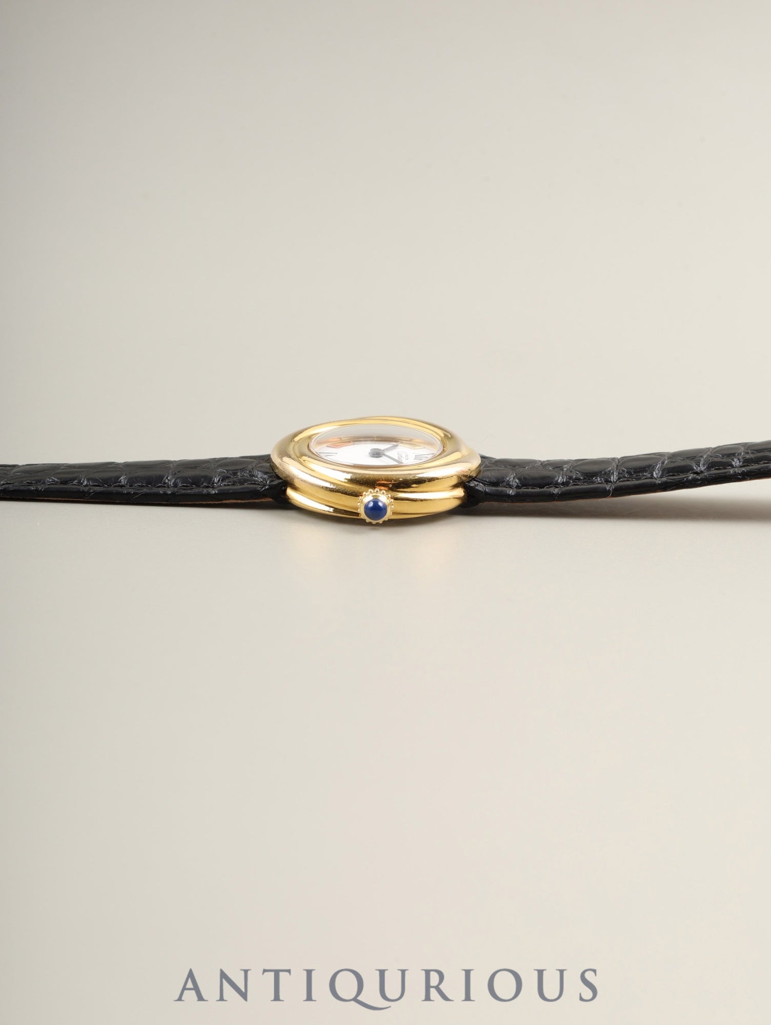 カルティエ マストトリニティ W1010744 / 2735 クォーツ Cal.- SV925 革 純正Dバックル(GP)サイドトリニティ文字盤 オーバーホール済み