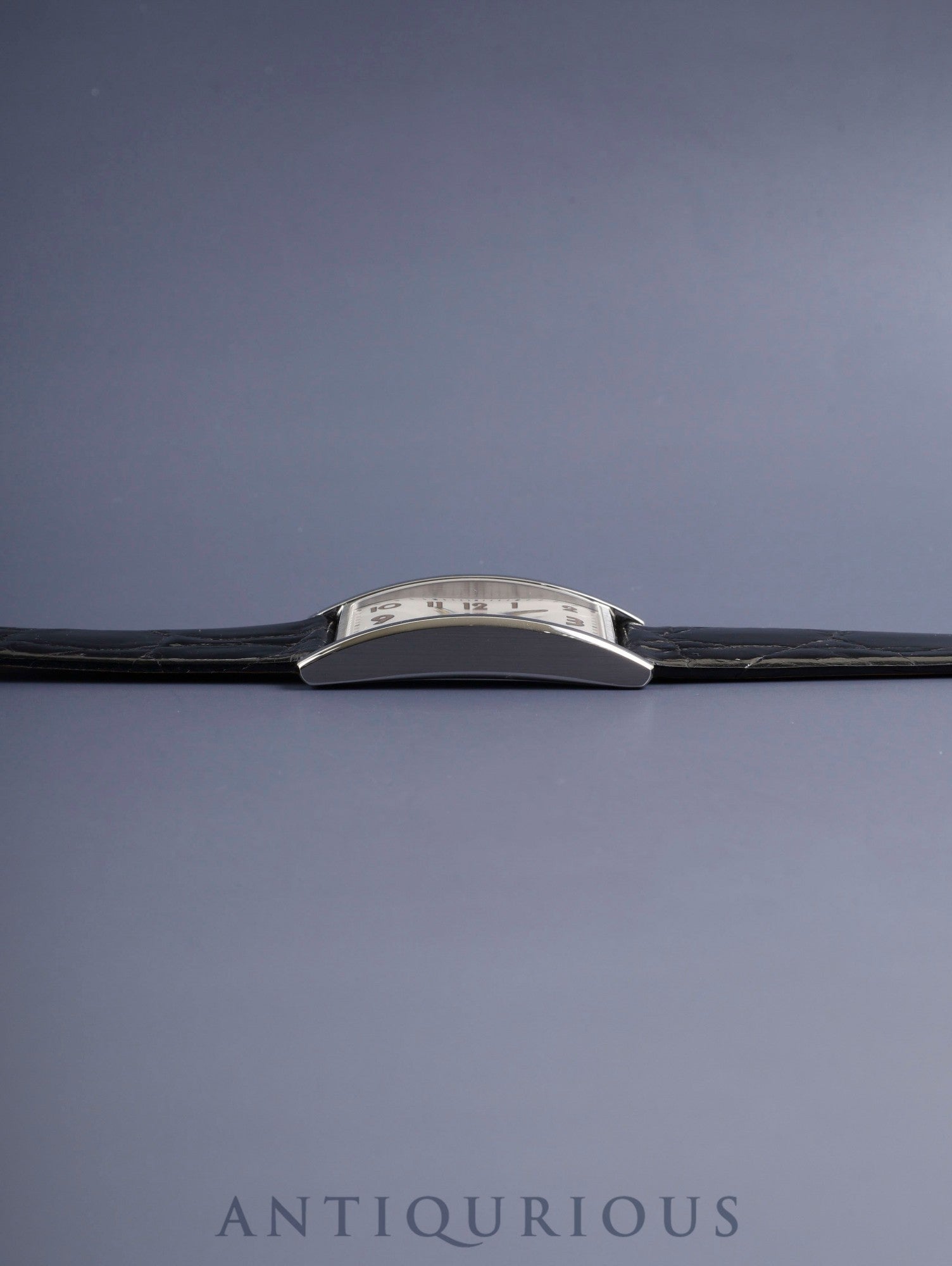 ティファニー イーストウエスト 36668636 クォーツ Cal.- SS 革 純正Dバックル(SS)シルバーアラビア文字盤 オーバーホール済み